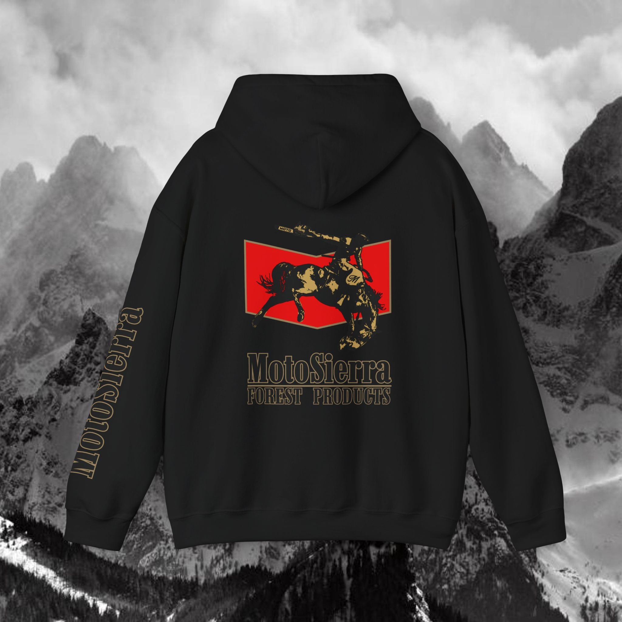 Moto Cowboy Heavy Blend Hoodie