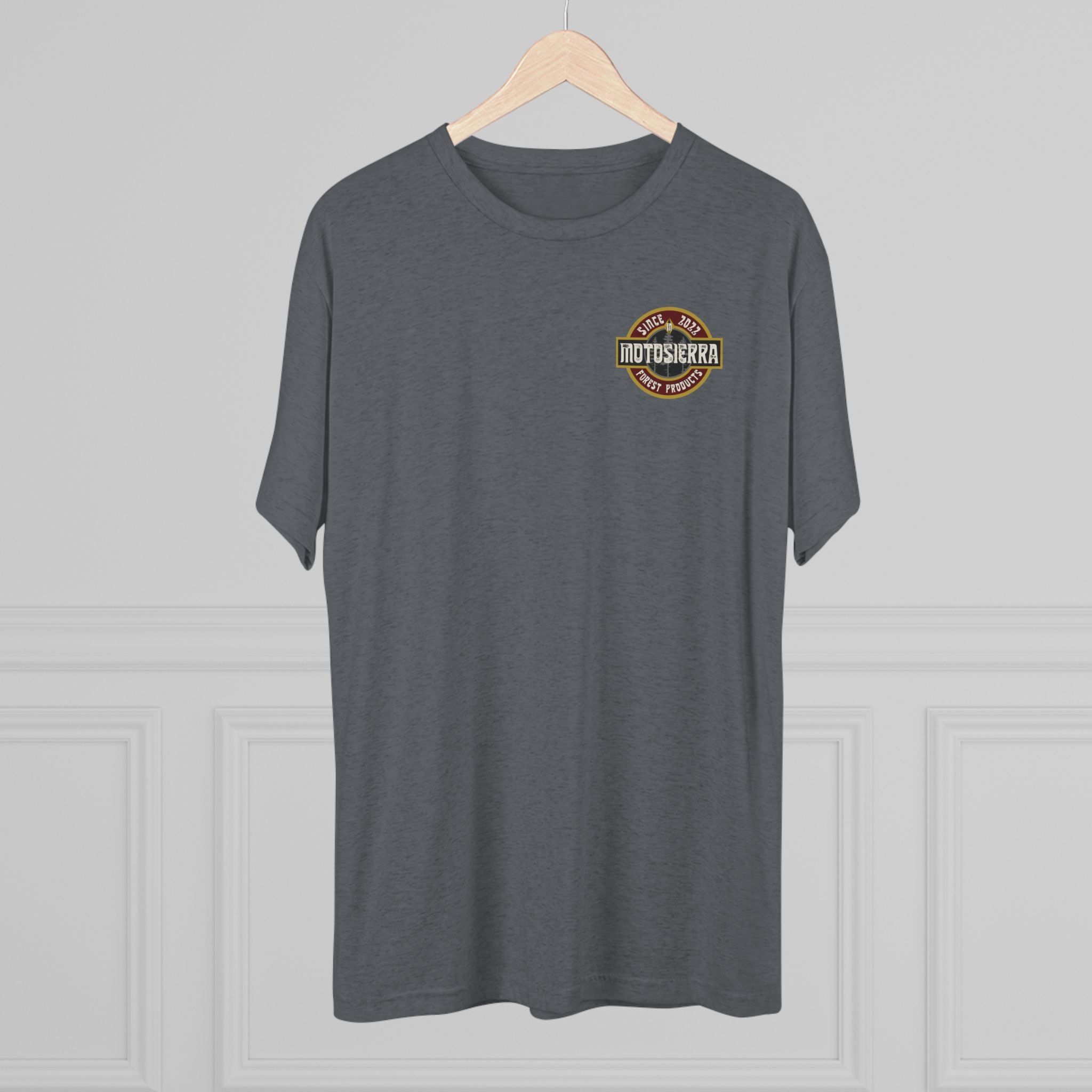 Motosierra Unisex Tri-Blend Tee - Forest Products & Adventure Wear