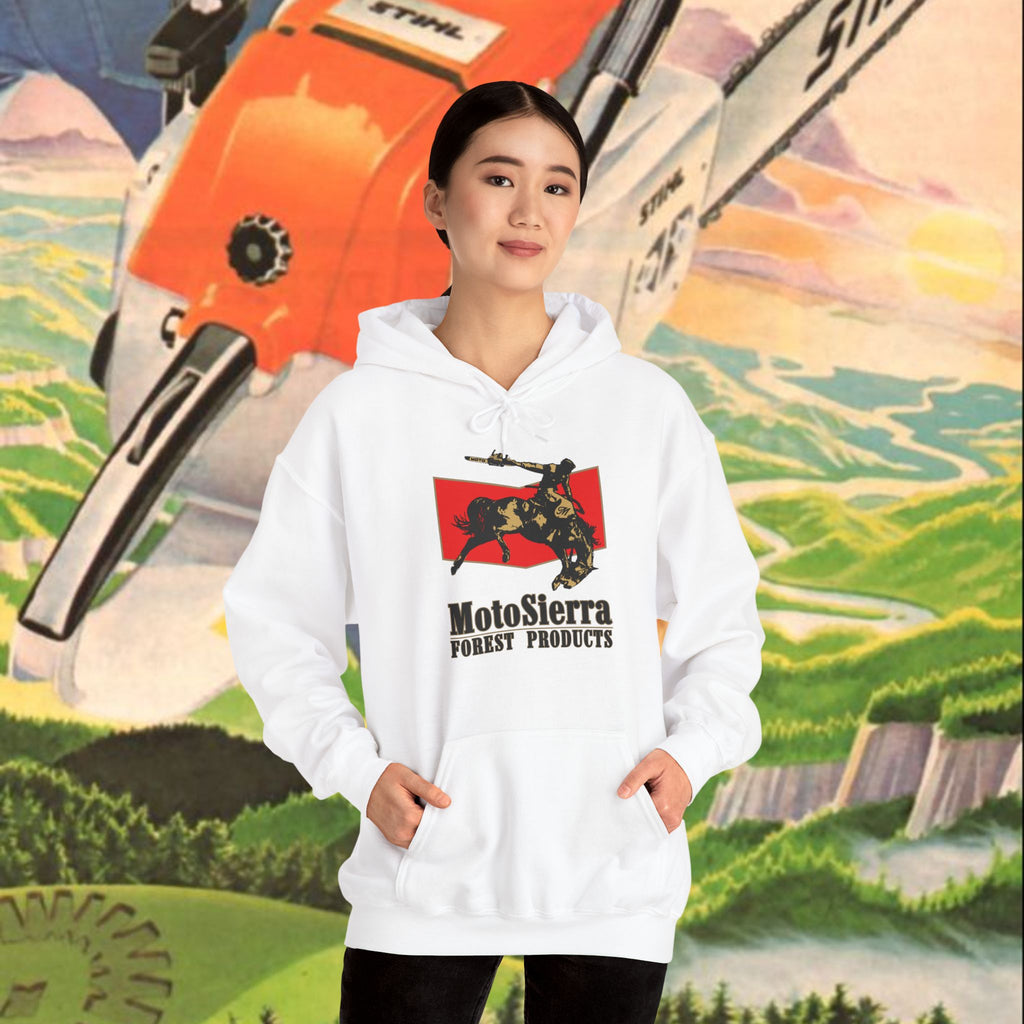 EUROPE ONLY Chevron Cowboy Logo Unisex Heavy Blend™ Hooded Sweatshirt