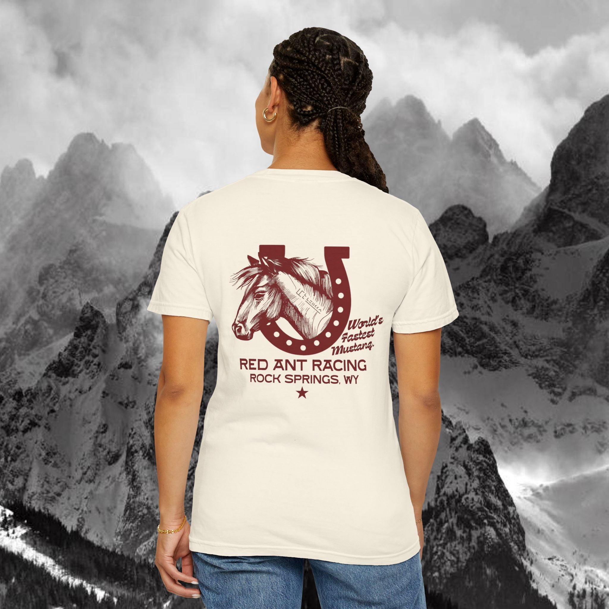Red Ant Racing Unisex Garment-Dyed T-shirt