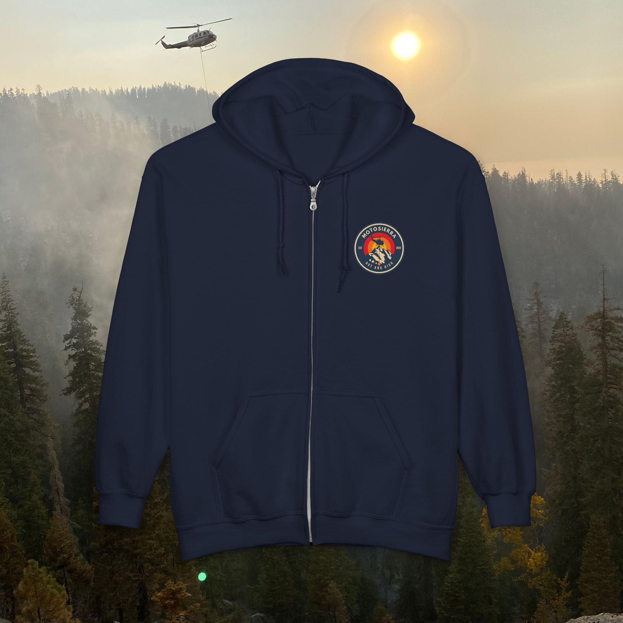 Hot & High Unisex Heavy Blend™ Full Zip Hooded Sweatshirt
