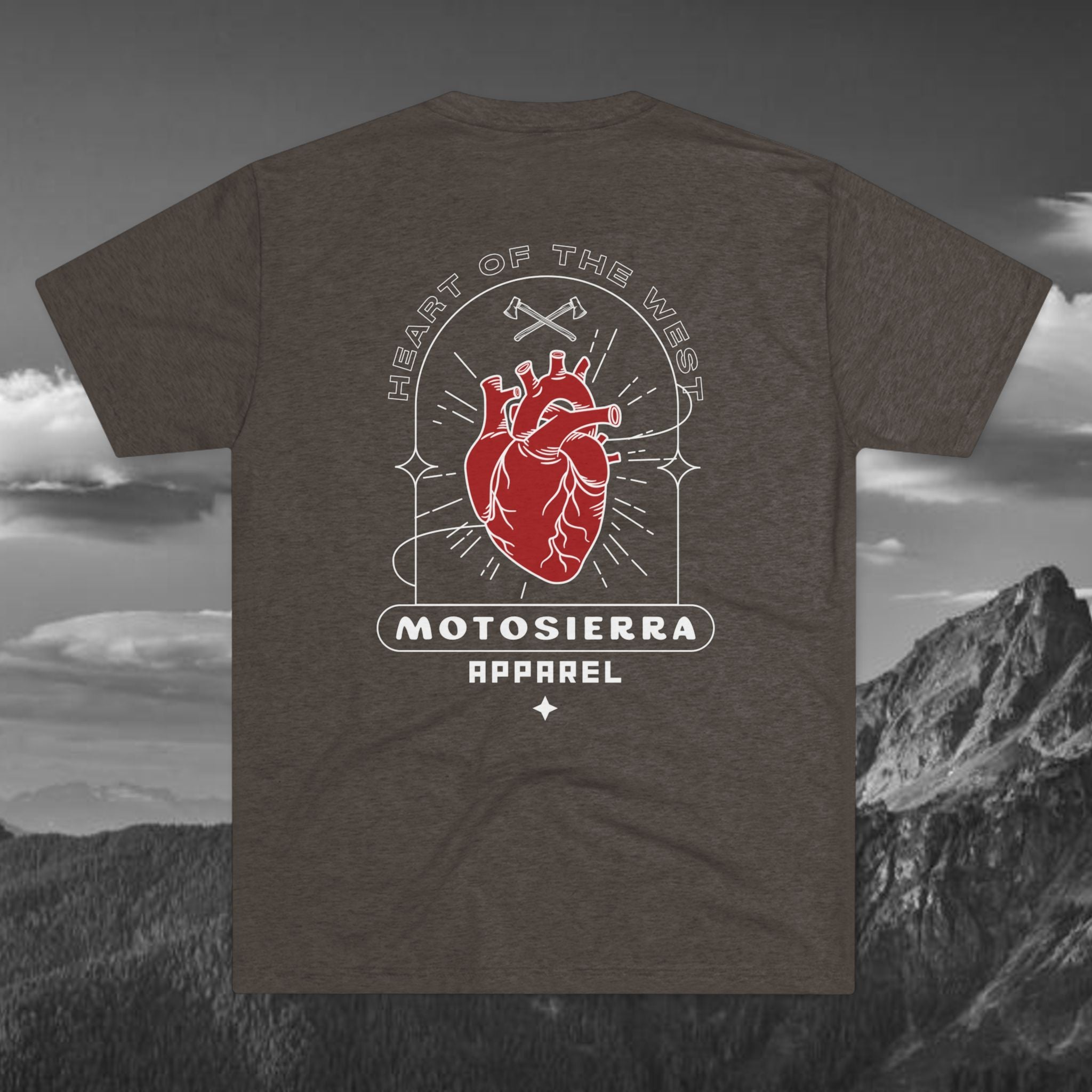 Heart Of The West Unisex Tri-Blend Crew Tee