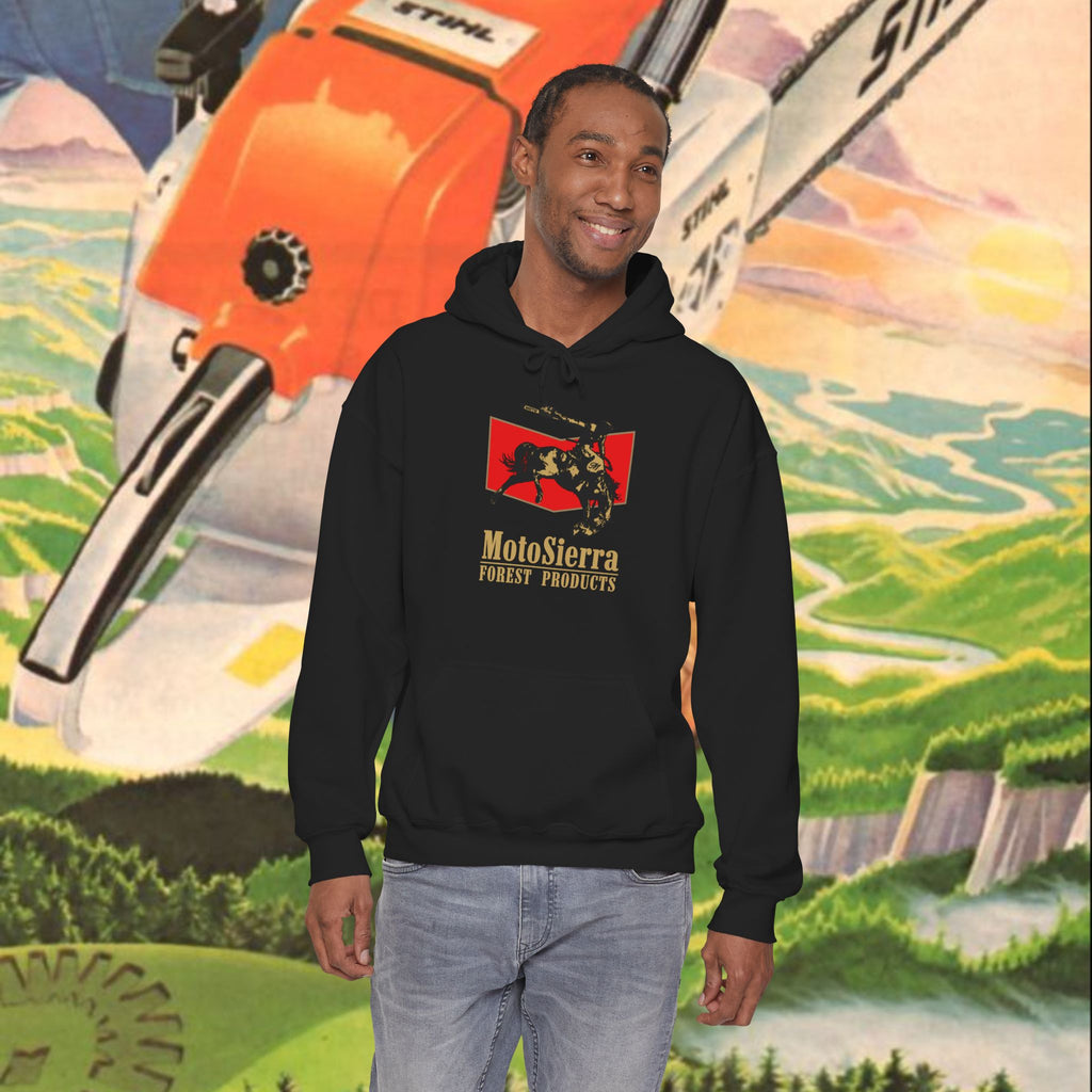 EUROPE ONLY Chevron Cowboy Logo Unisex Heavy Blend™ Hooded Sweatshirt