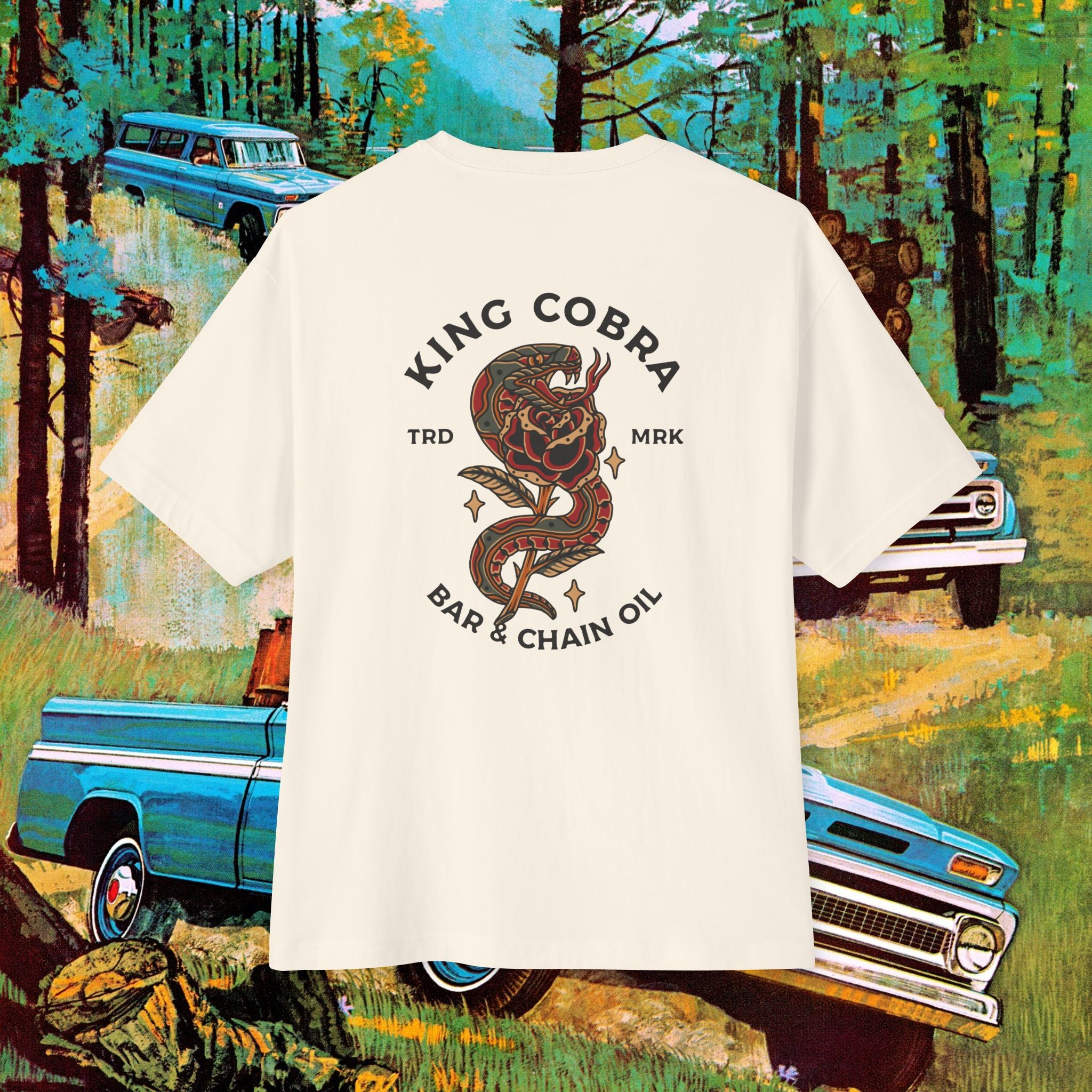 King Cobra Unisex Oversized Boxy Tee