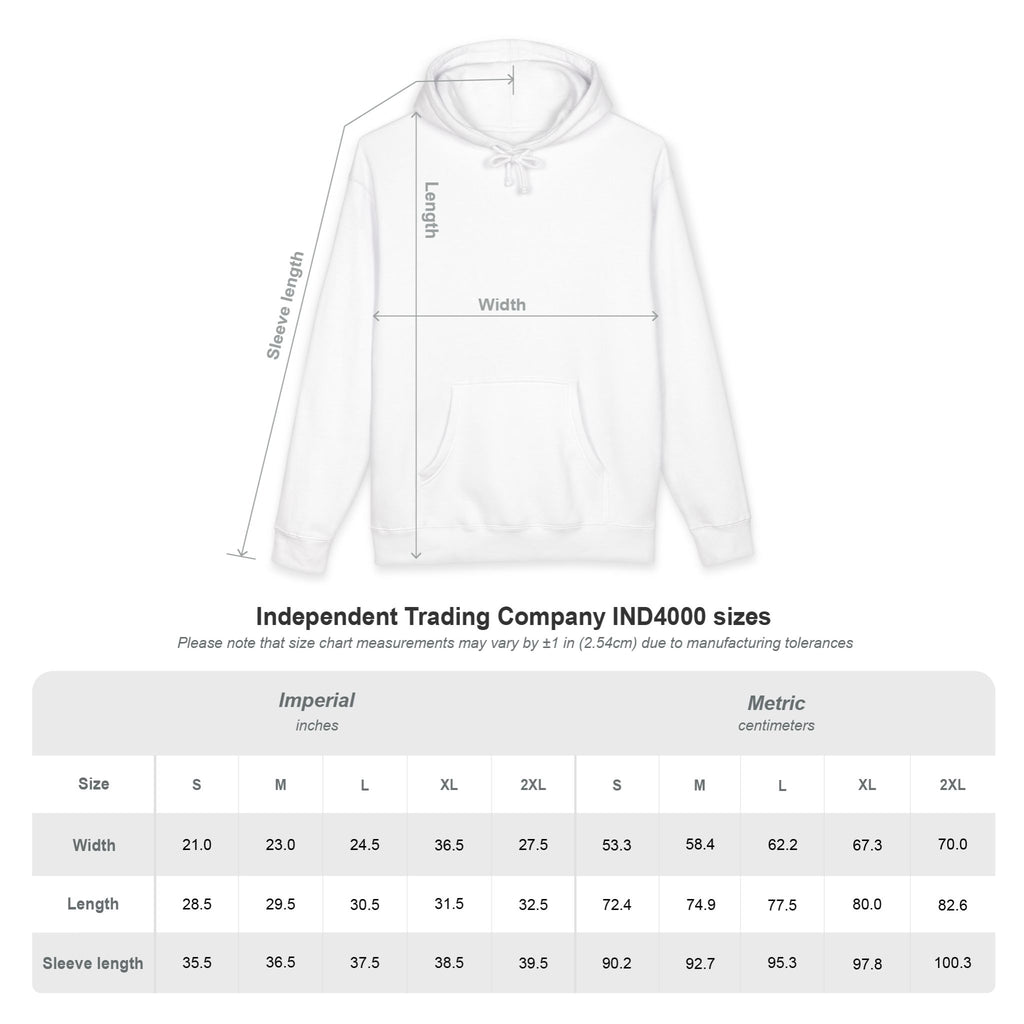 Classic Moto Cowboy Logo Deadwood Unisex Heavyweight Hooded Sweatshirt