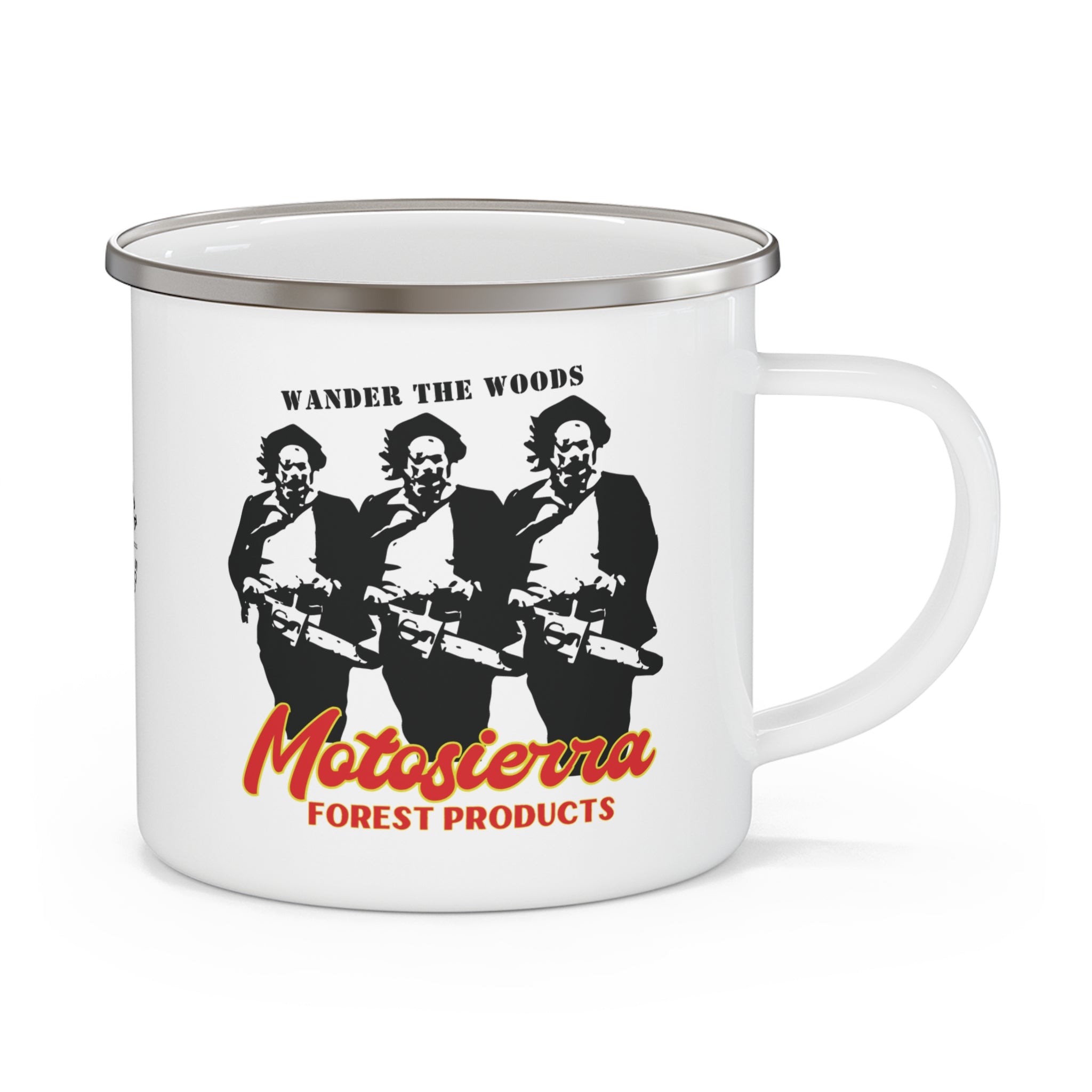 Skill Set Enamel Camping Mug, Ideal for Outdoor Adventures, Perfect for Campers & Nature Lovers, Gift for Nature Enthusiasts