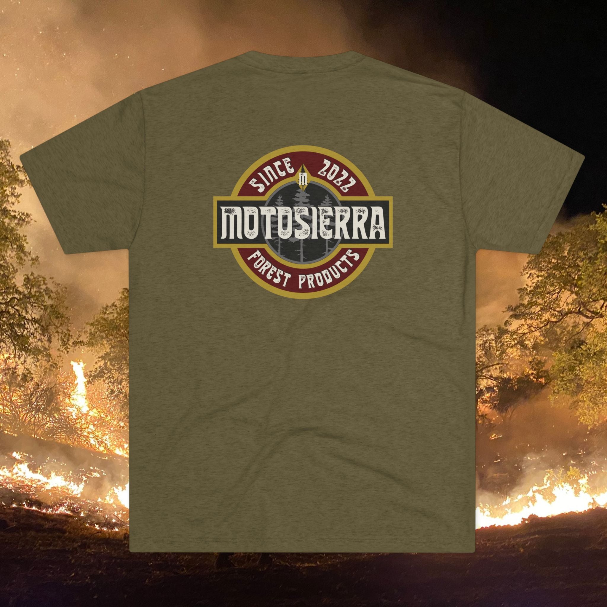 Motosierra Unisex Tri-Blend Tee - Forest Products & Adventure Wear