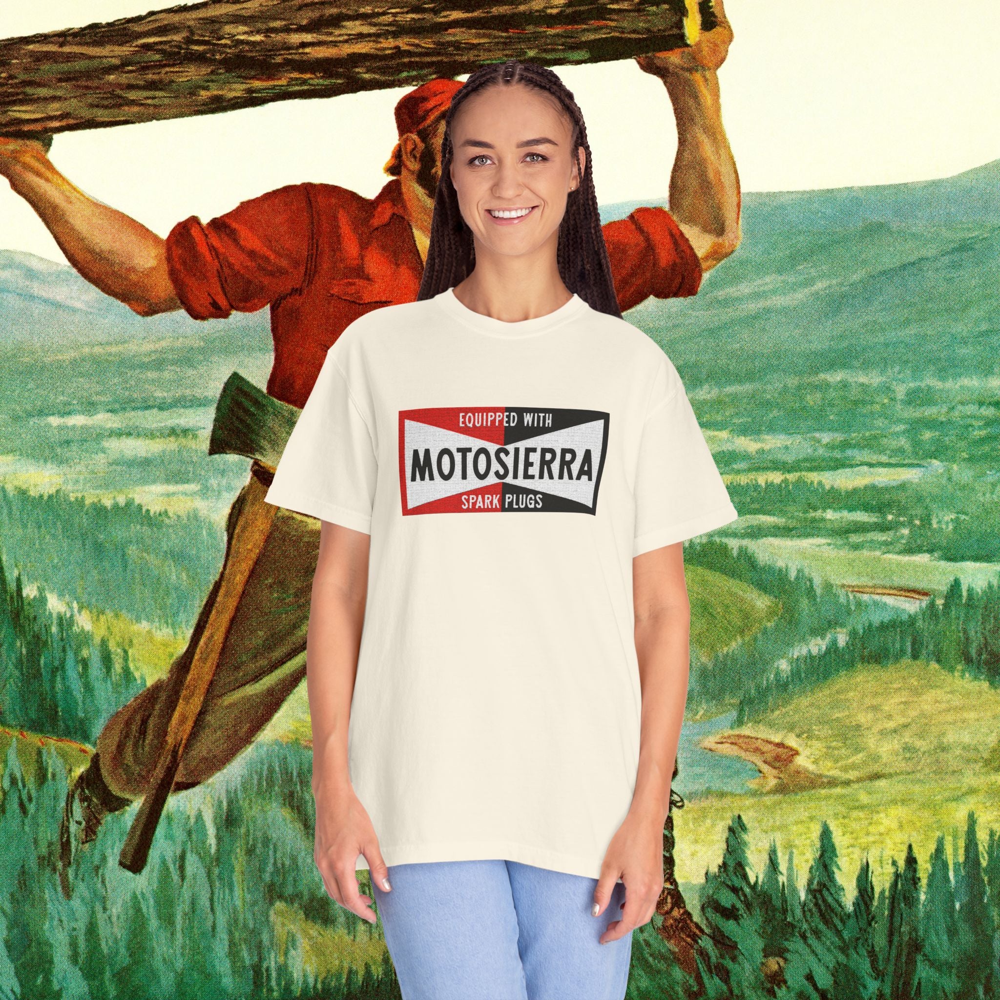 Plug Unisex Garment-Dyed T-shirt
