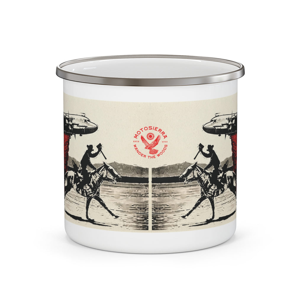 Western Ways Enamel Camping Mug