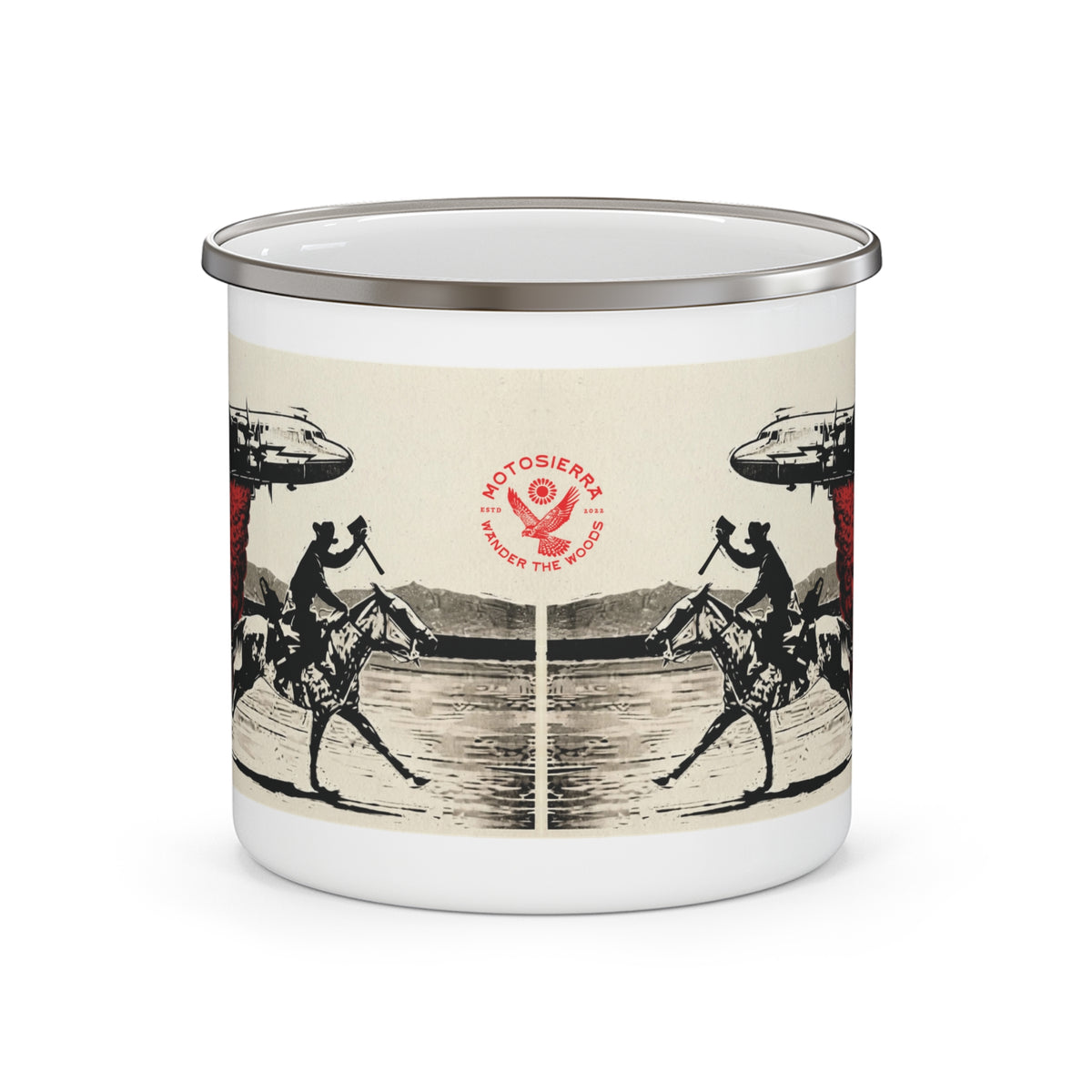 Western Ways Enamel Camping Mug