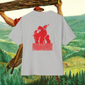 Skilled Labor Red Unisex Oversized Boxy Tee