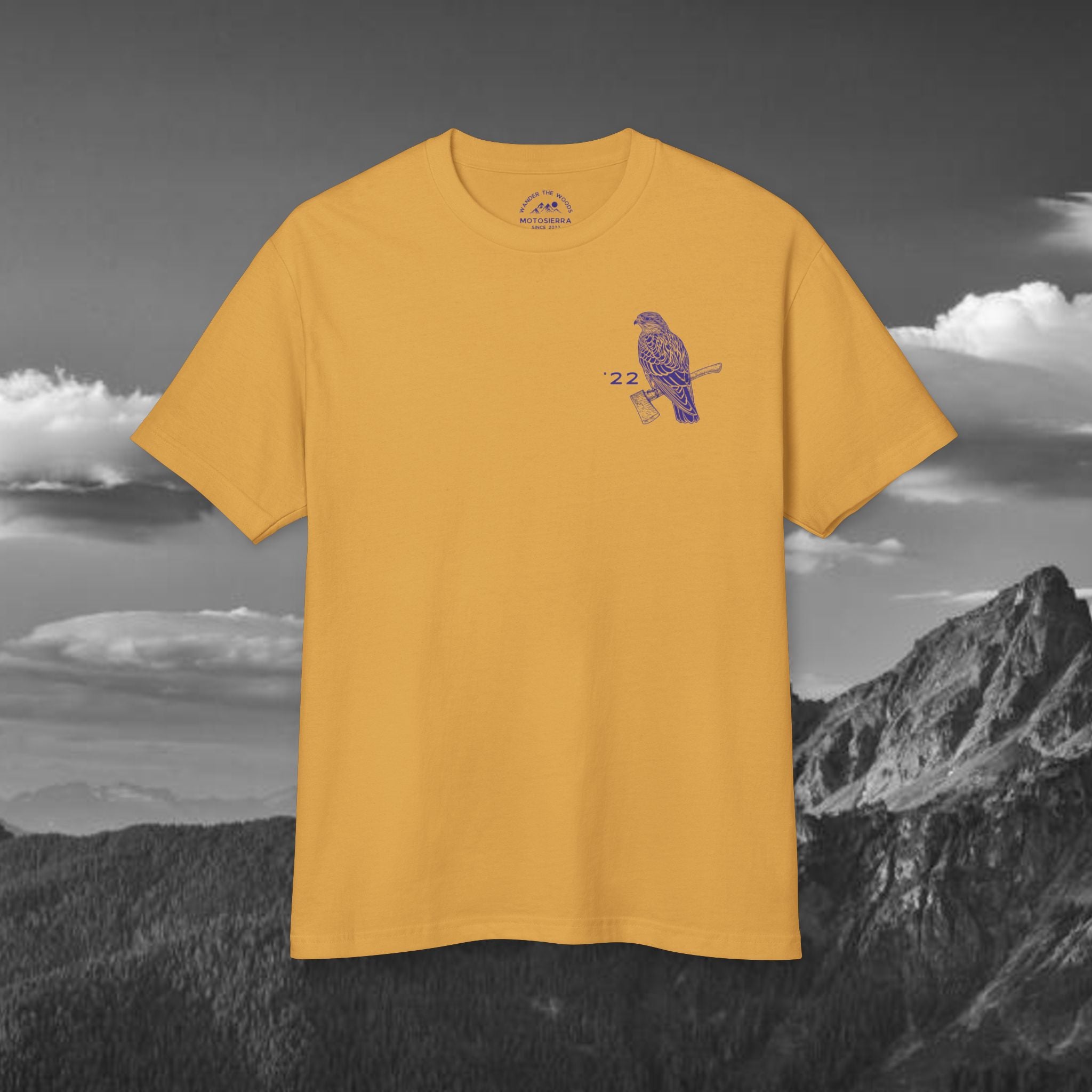 Peninsula Unisex Heavyweight Cotton T-Shirt, Hiking Gift, Outdoor Adventure Apparel, Bird Watchers Top