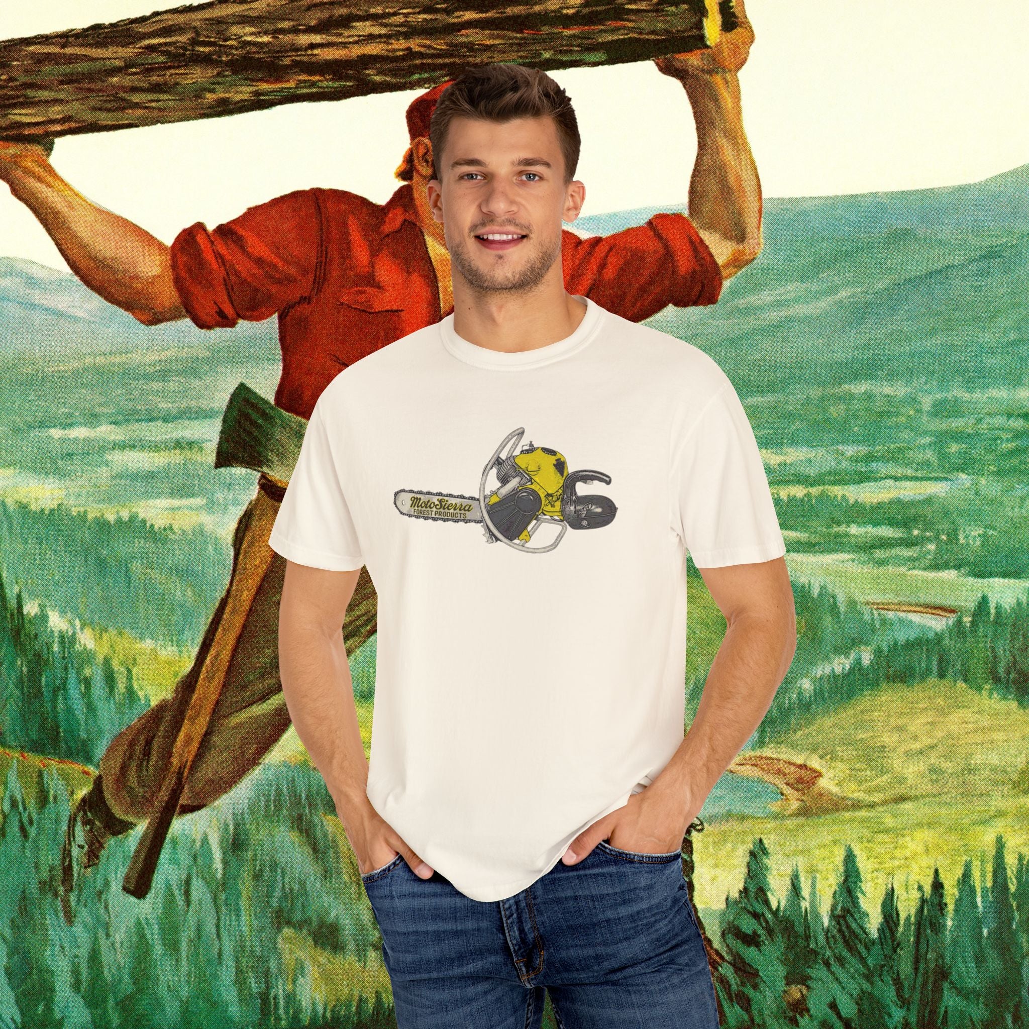 Vintage Chainsaw Unisex T-Shirt | Lumberjack Style | Casual Wear for Outdoorsman, Gift for Father's Day, Tree Lover Gift, Vintage Vibe, [...]