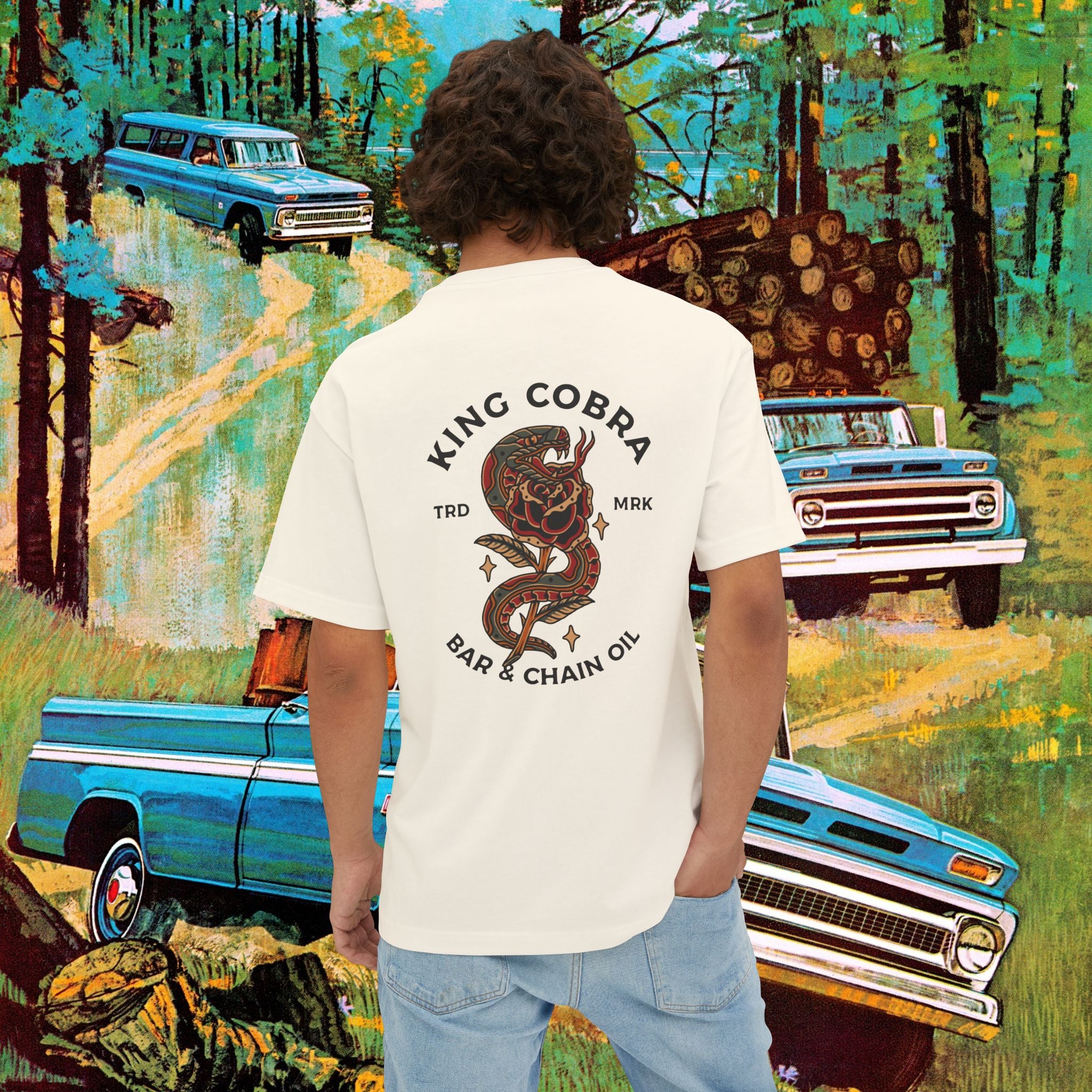 King Cobra Unisex Oversized Boxy Tee
