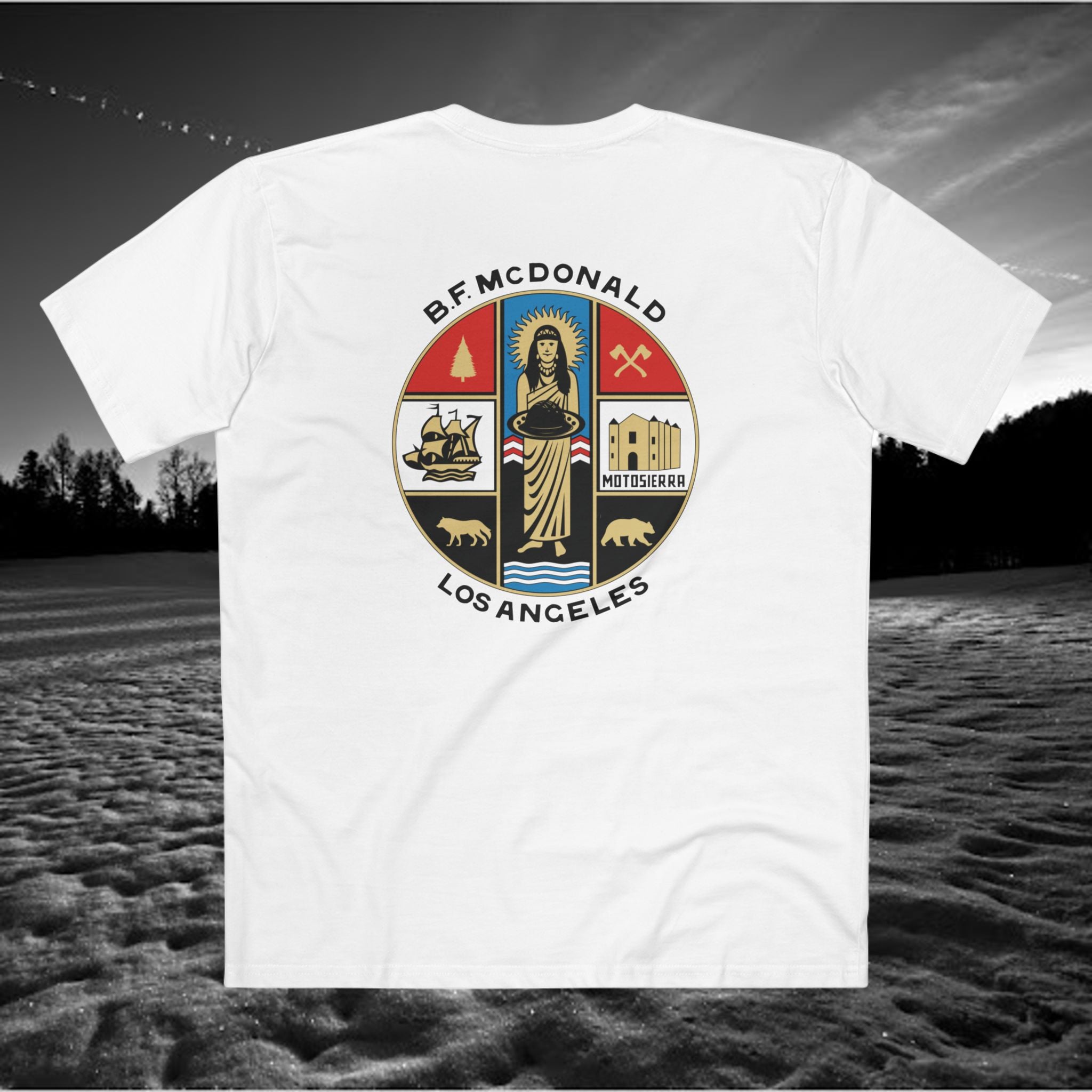 BF McDonald Los Angeles Men's Staple Tee