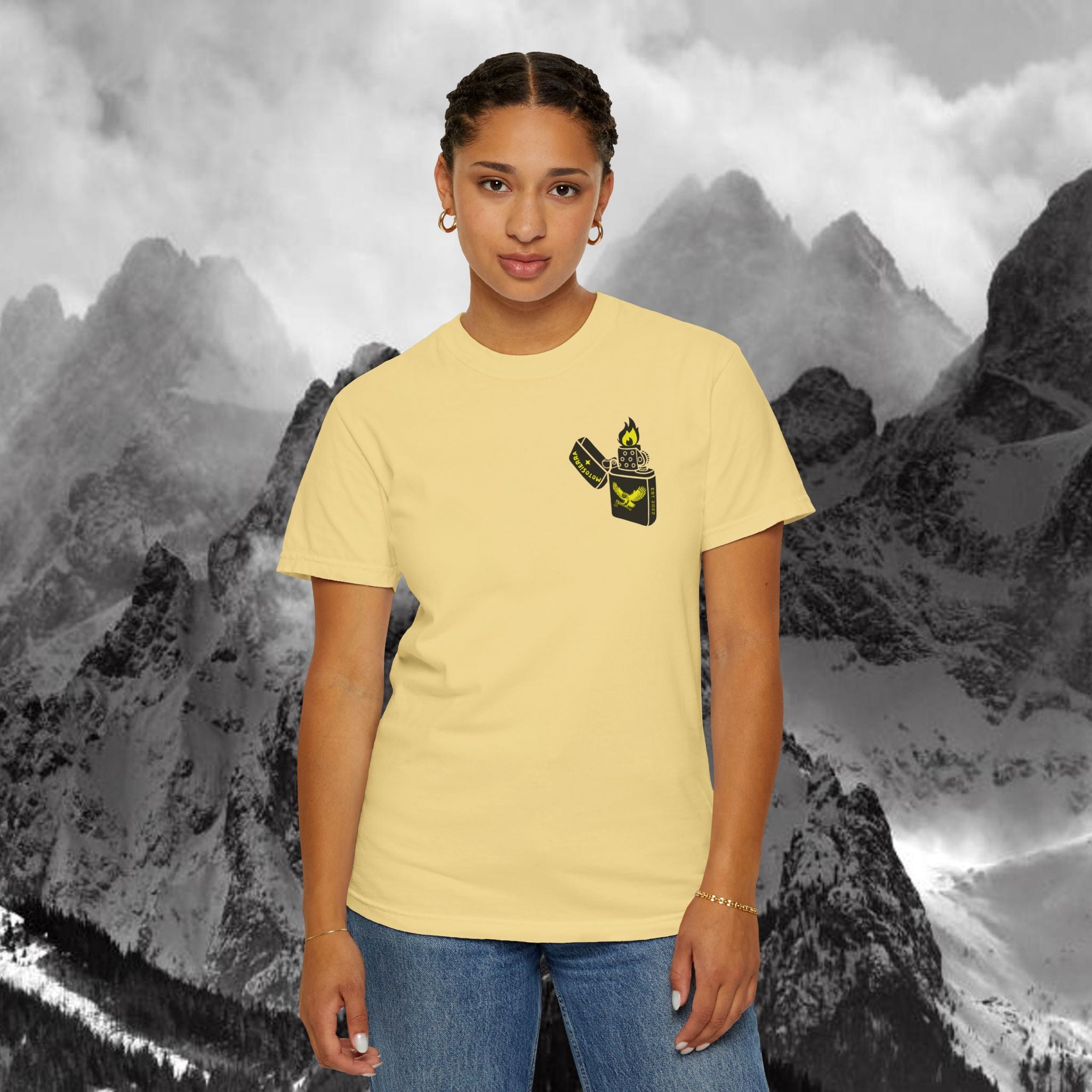 Flint Unisex Garment-Dyed T-shirt