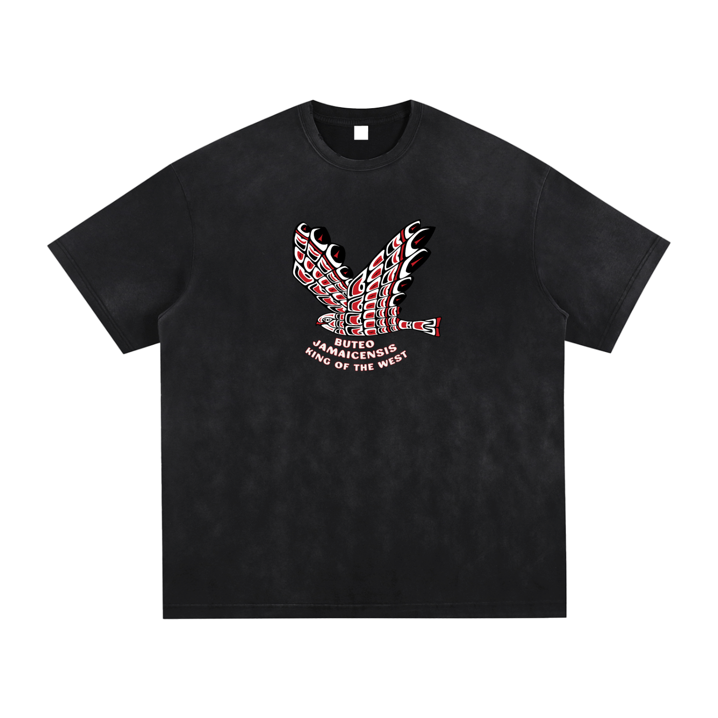 Red-Tailed  Vintage Washed Hand-Frayed T-Shirt