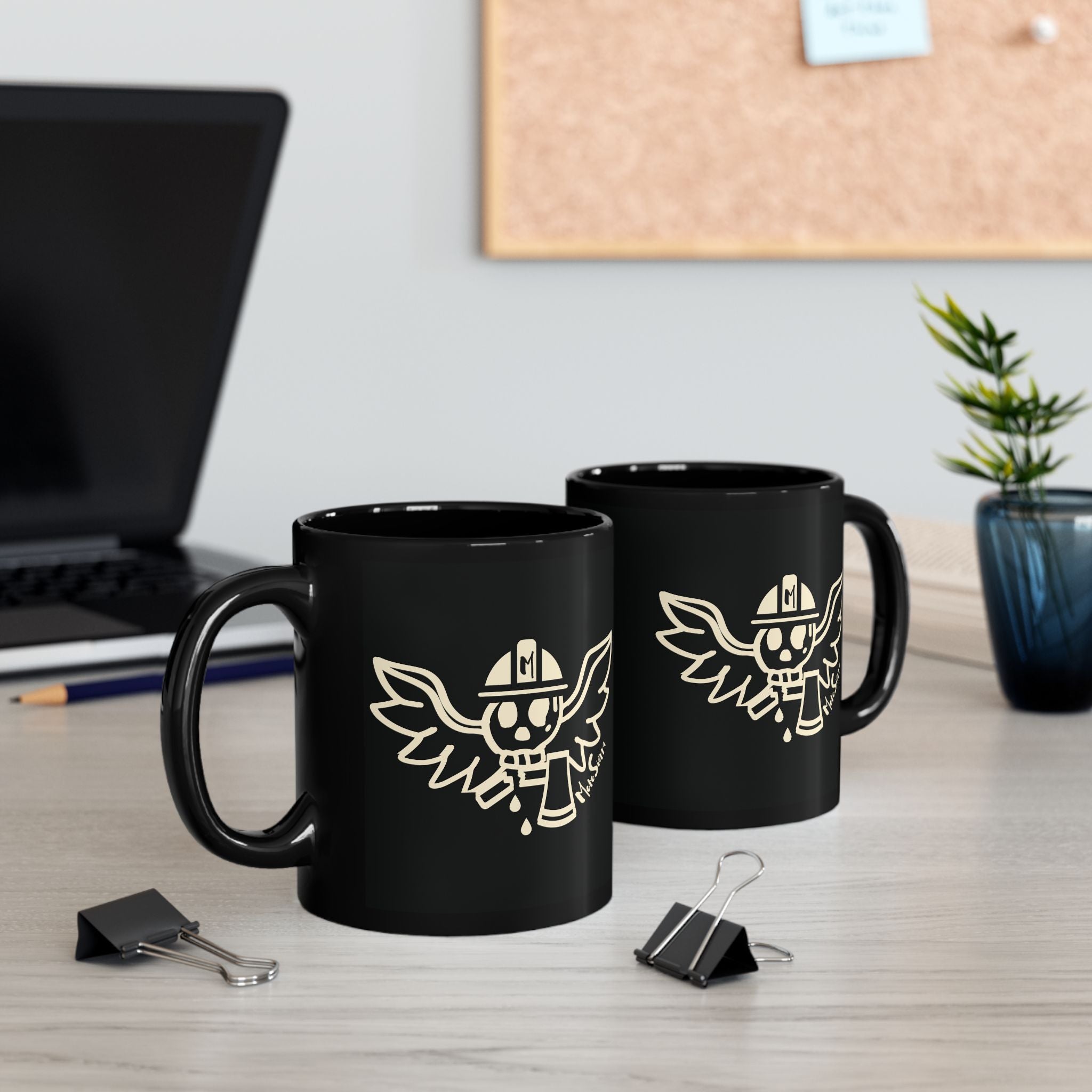 Les Halles Black Mug (11oz)