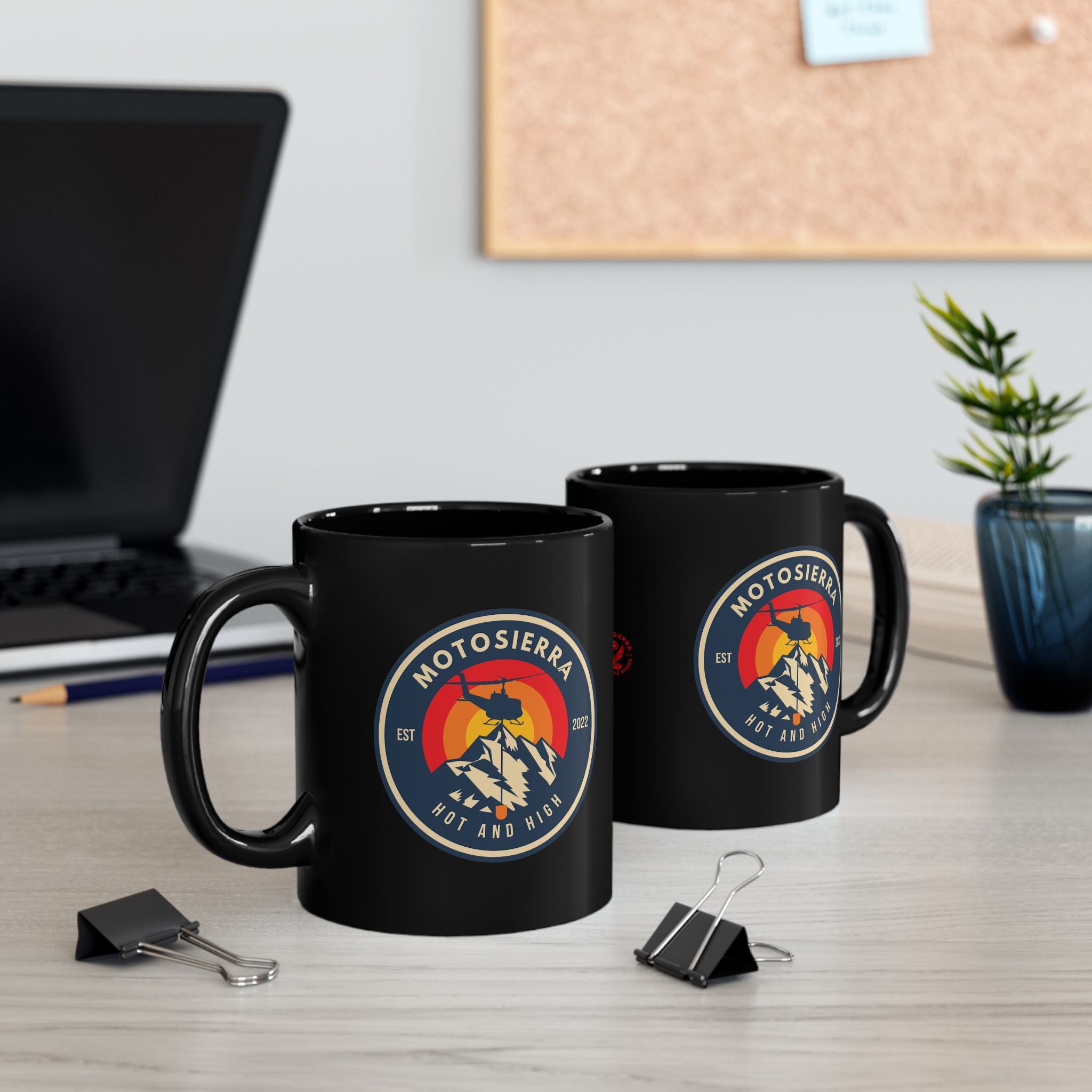 Hot & High Black Mug (11oz, 15oz)