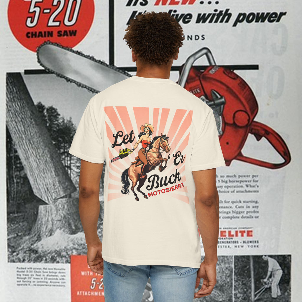 Let 'Er Buck Unisex Garment-Dyed T-shirt