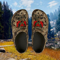 Desert Pattern Kestrel Logo Camo Foam Rubber Shoes