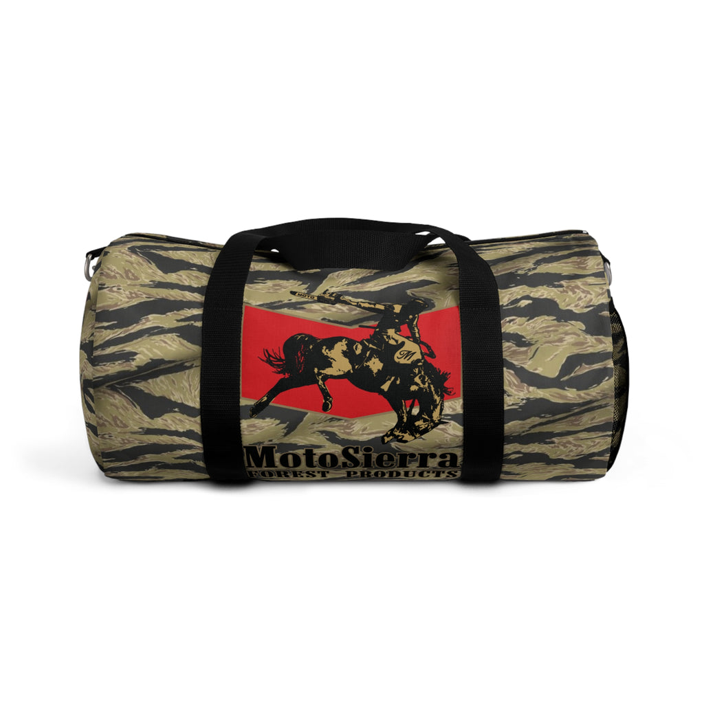Gold Tiger Cowboy Logo Motosierra Adventure Duffel Bag