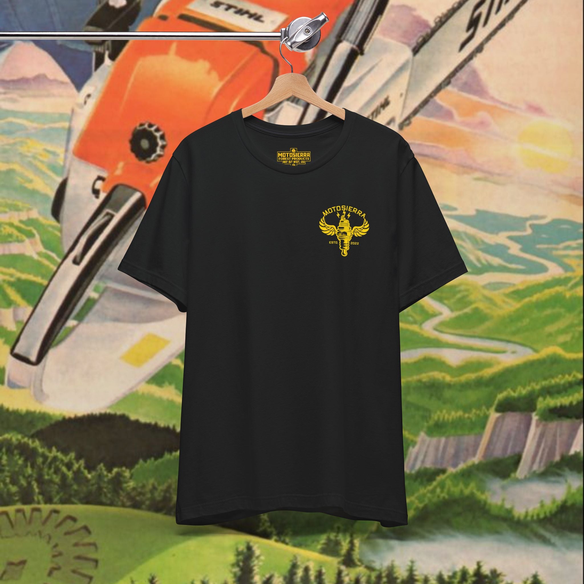 NGK Yellow Unisex Jersey Short Sleeve Tee