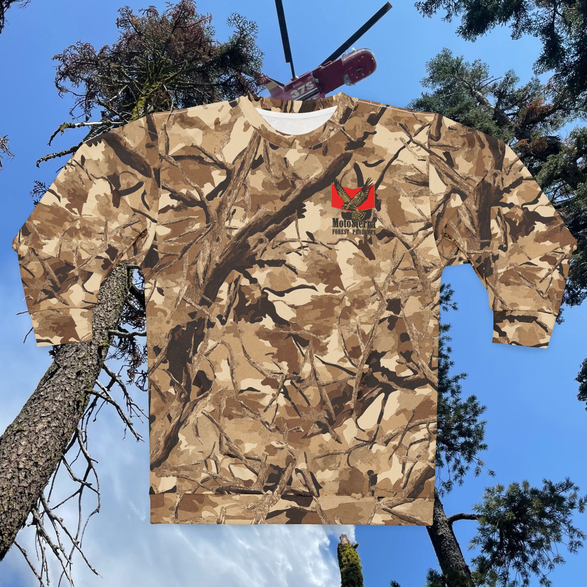 Hi-Res Camo Sweatshirt, Unisex Camo Sweater
