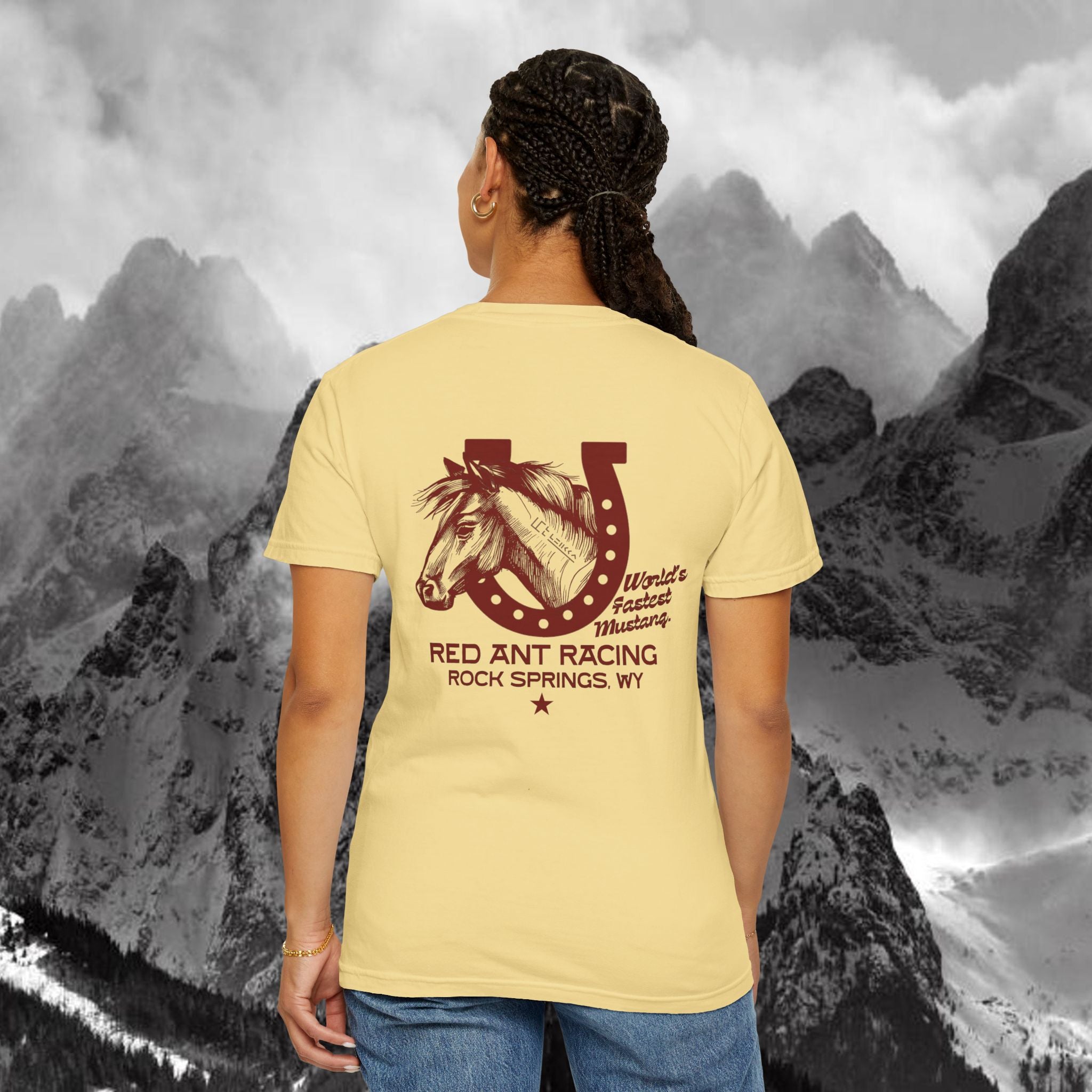 Red Ant Racing Unisex Garment-Dyed T-shirt