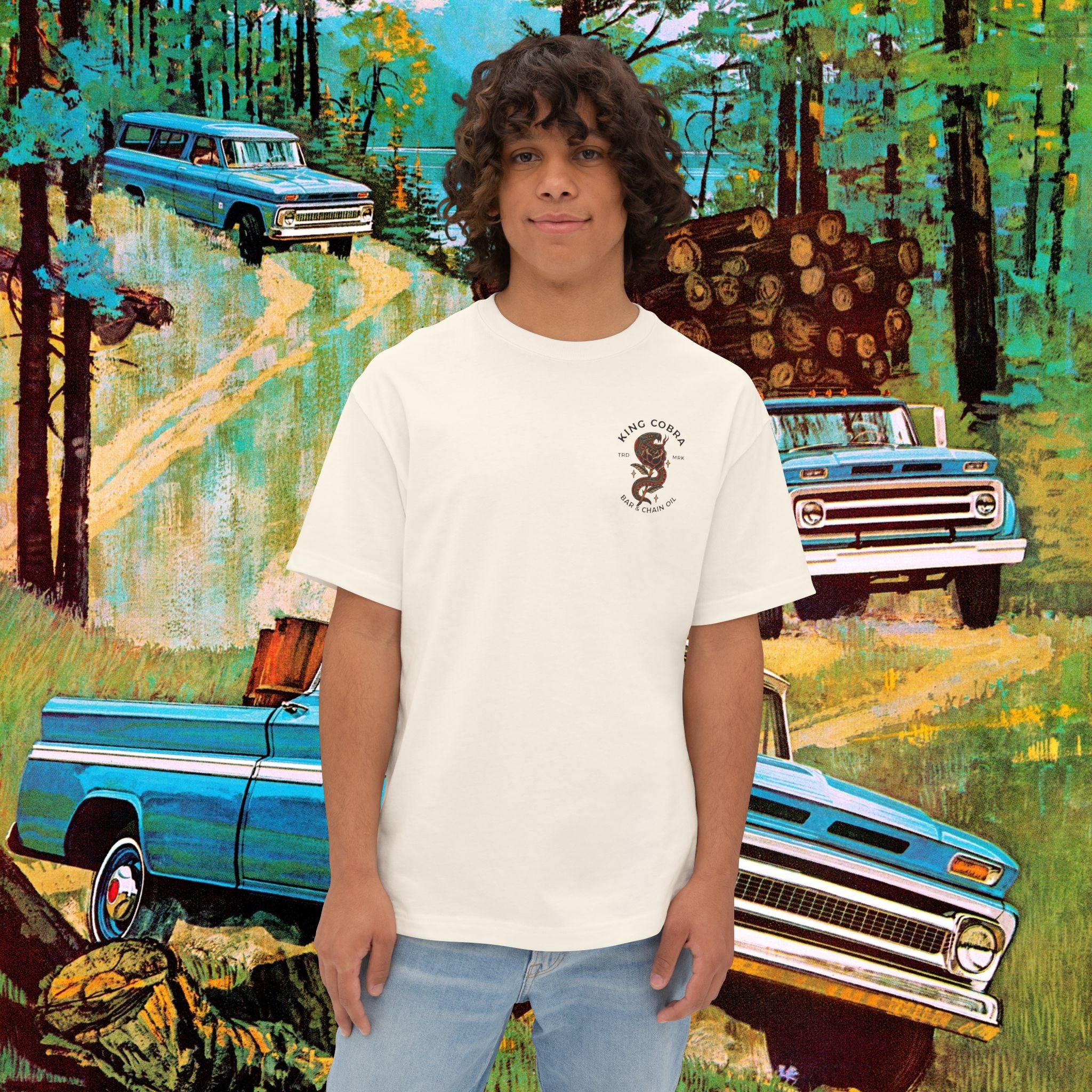 King Cobra Unisex Oversized Boxy Tee