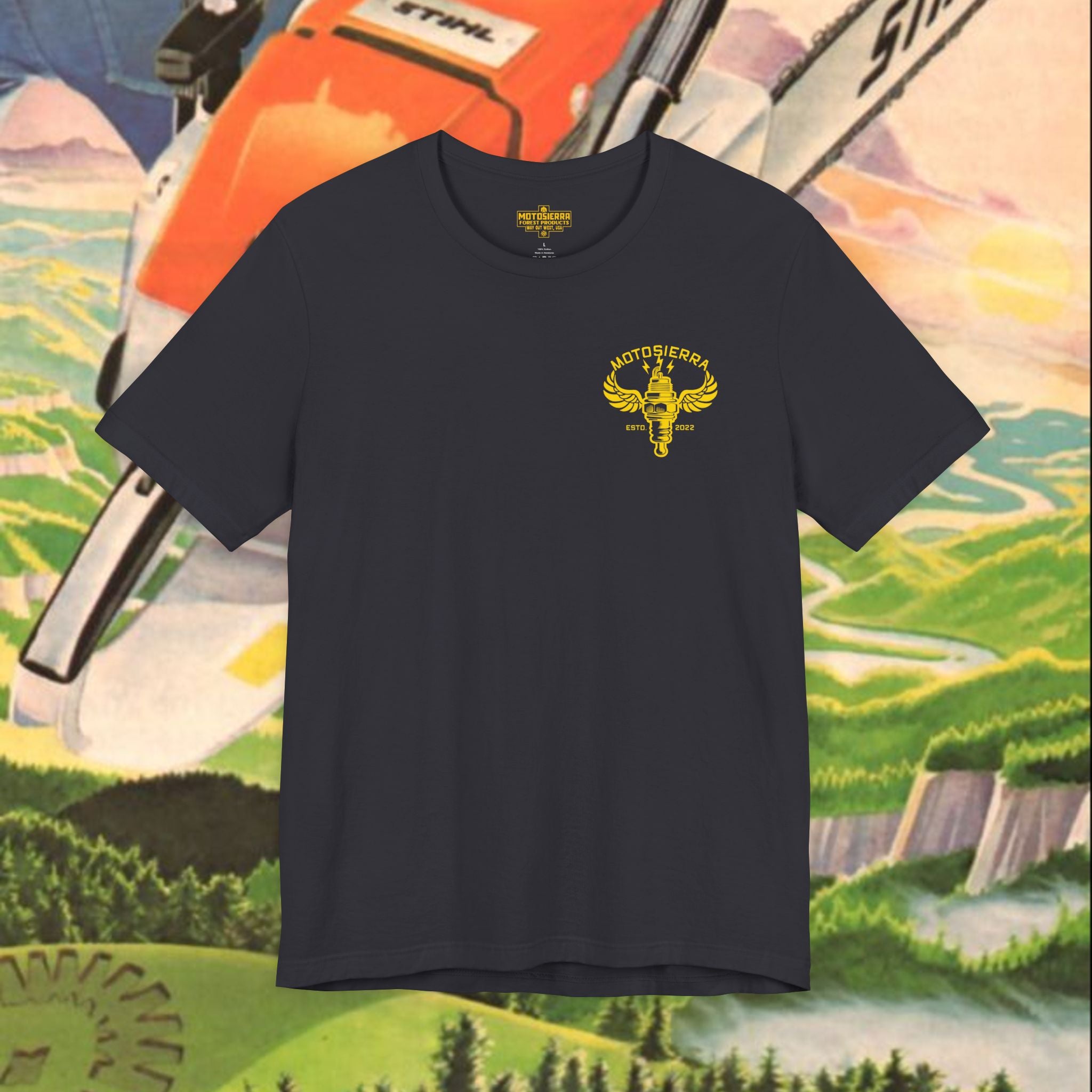 NGK Yellow Unisex Jersey Short Sleeve Tee