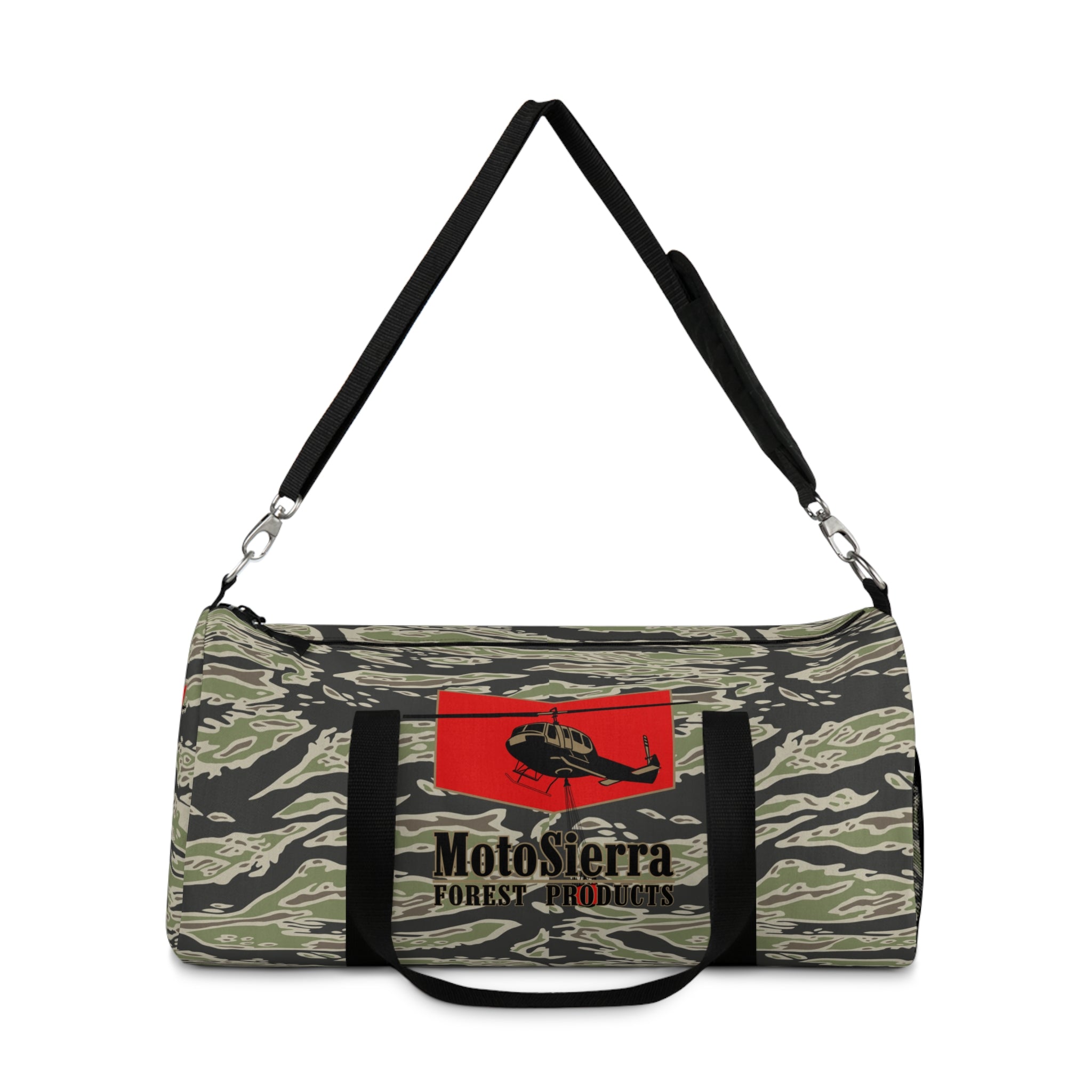 Tiger Stripe Duffel Bag for Outdoor Adventures, Travel & Gym, Stylish Military-Inspired Gear, Durable Weekender Bag