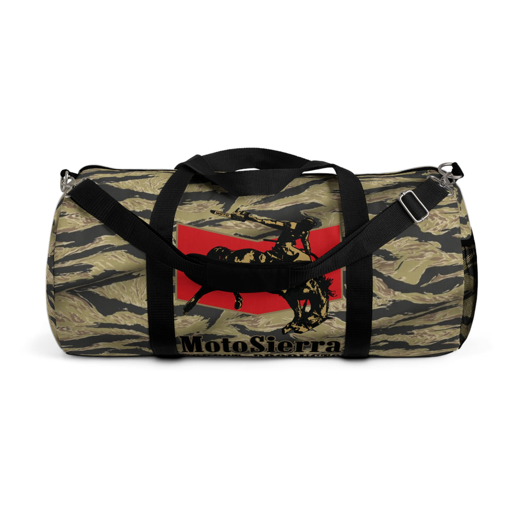 Gold Tiger Cowboy Logo Motosierra Adventure Duffel Bag