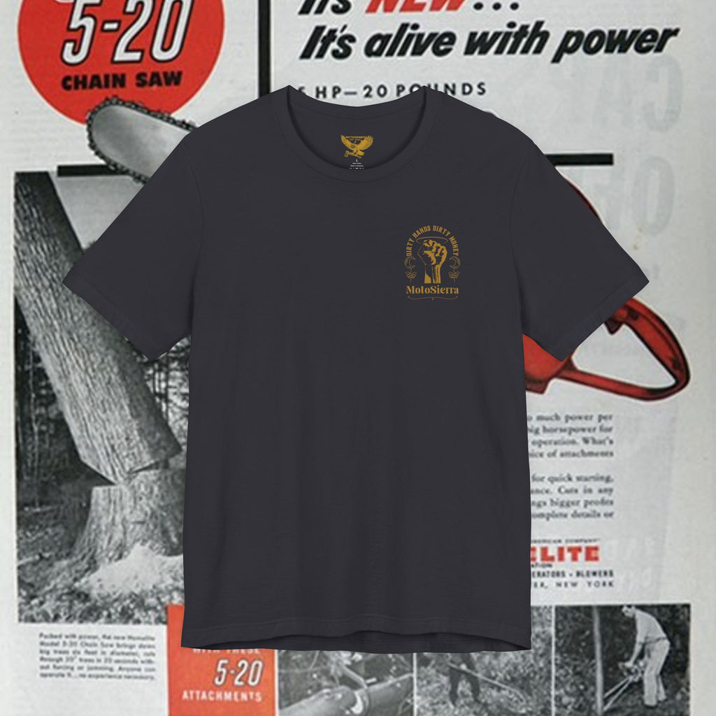 Dirty Hands Unisex Jersey Short Sleeve Tee