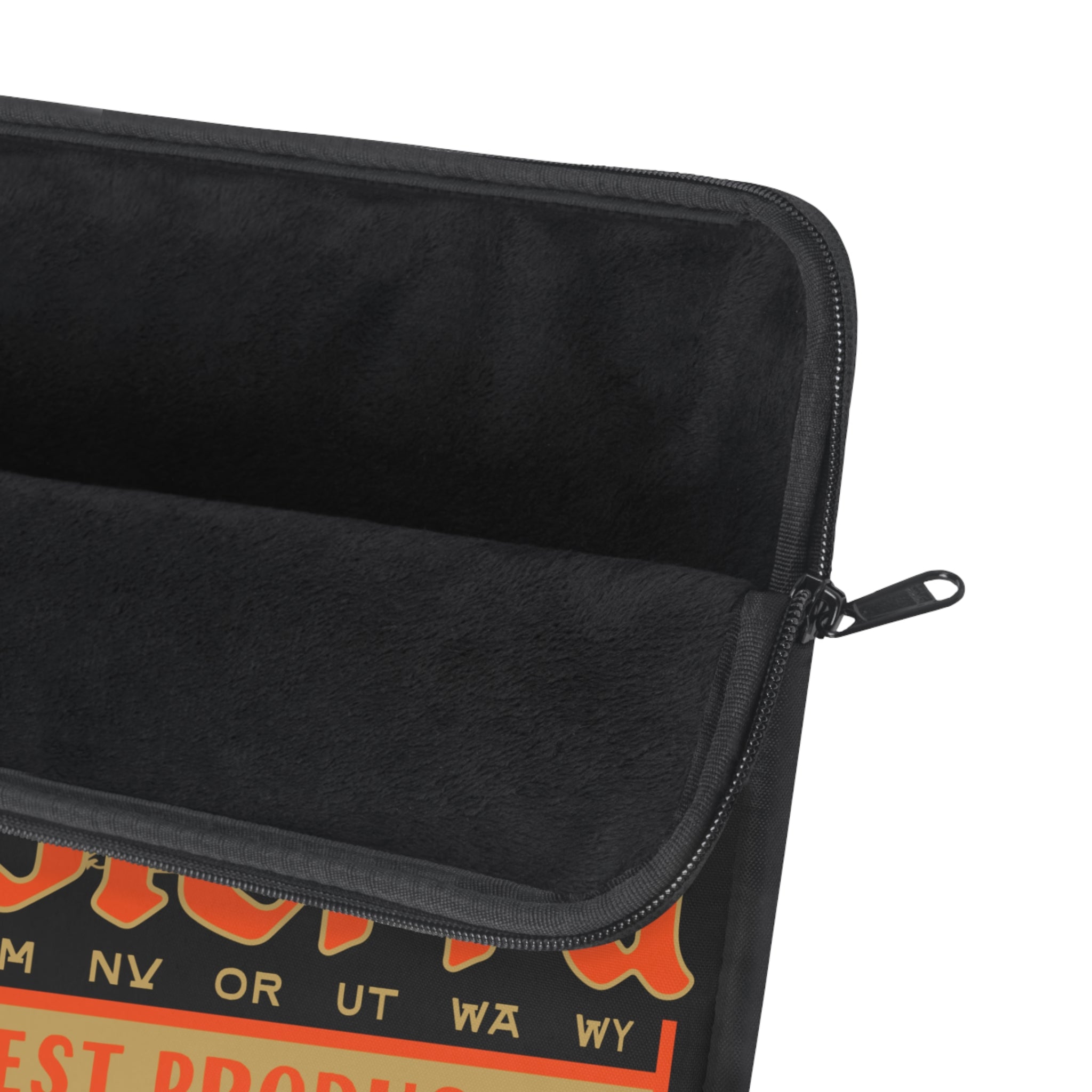 Wolf Logo Laptop Sleeve | Eco-Friendly Computer Case, Stylish Protection