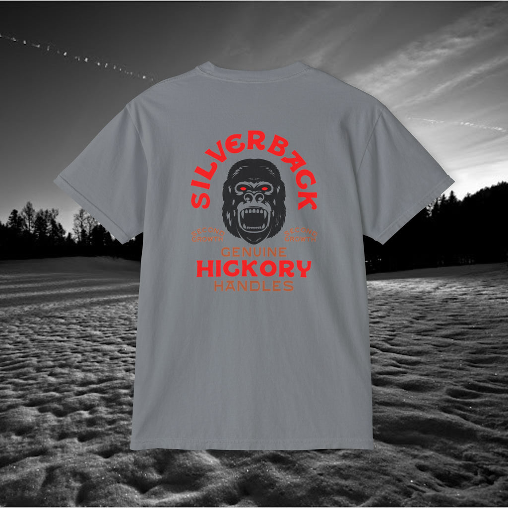 Silverback Axe Handles Unisex Pocket T-Shirt - Premium Garment-Dyed Tee