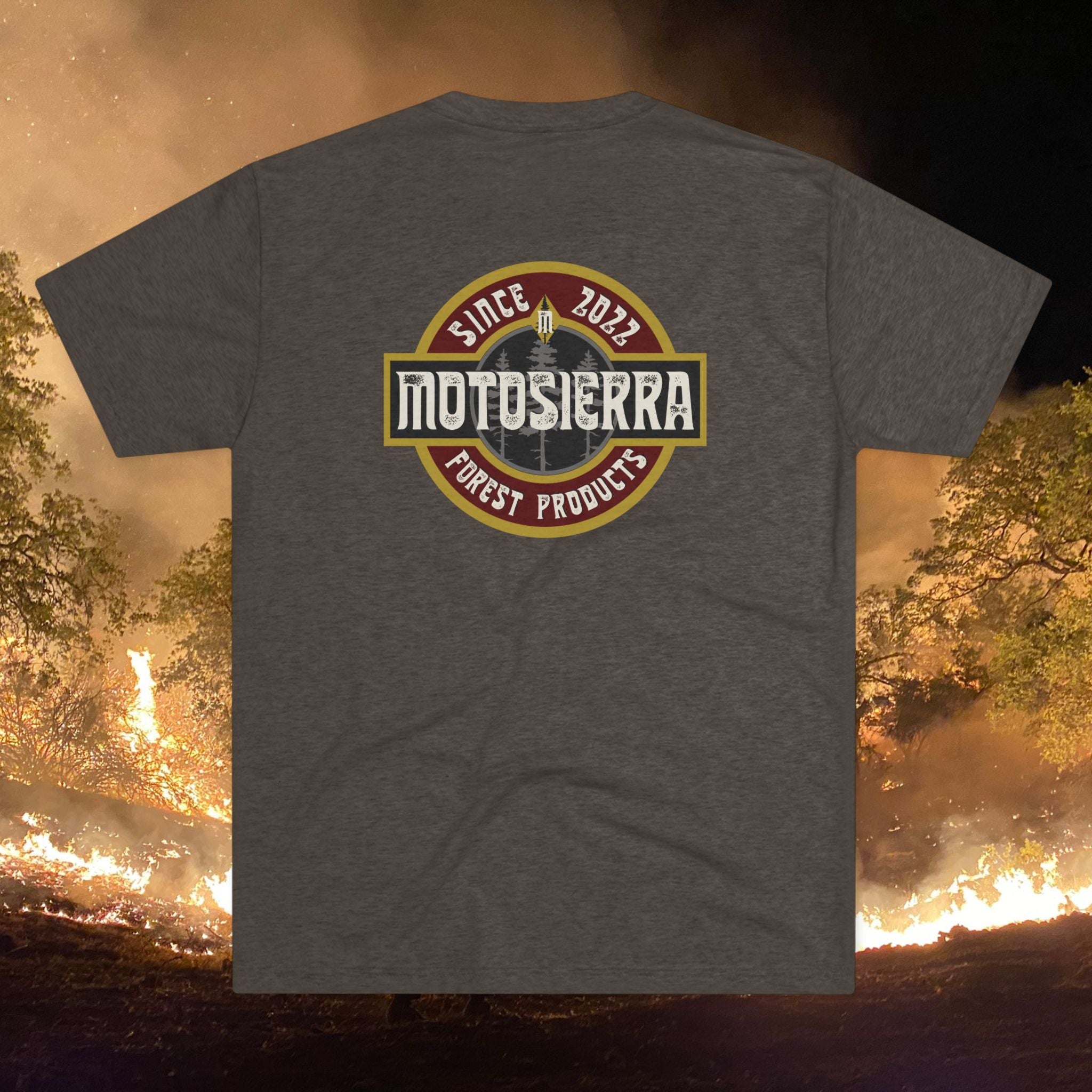 Motosierra Unisex Tri-Blend Tee - Forest Products & Adventure Wear