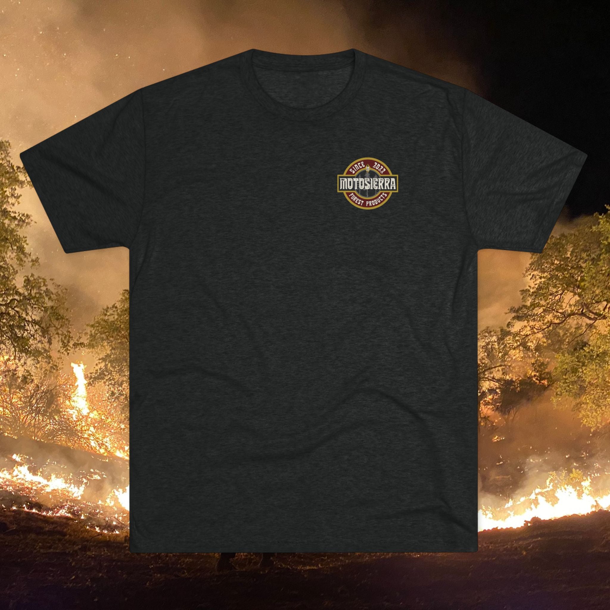 Motosierra Unisex Tri-Blend Tee - Forest Products & Adventure Wear