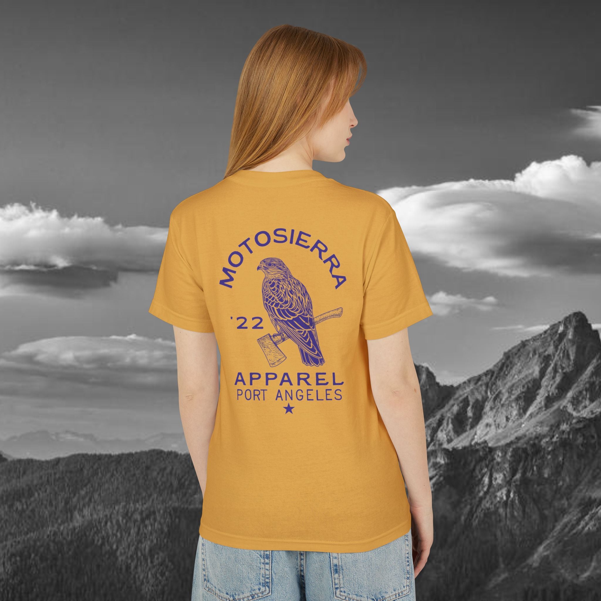 Peninsula Unisex Heavyweight Cotton T-Shirt, Hiking Gift, Outdoor Adventure Apparel, Bird Watchers Top
