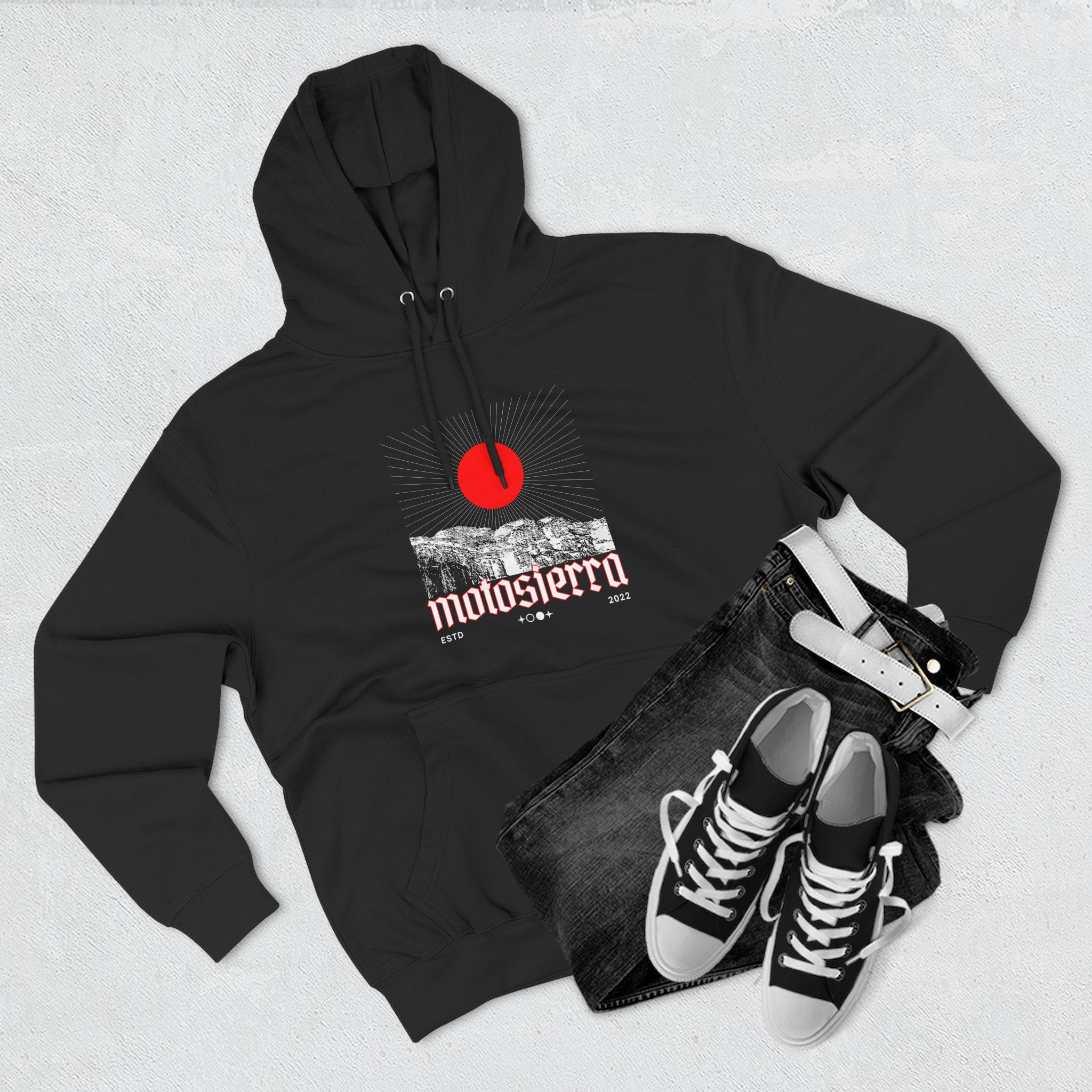 Talus Three-Panel Fleece Hoodie