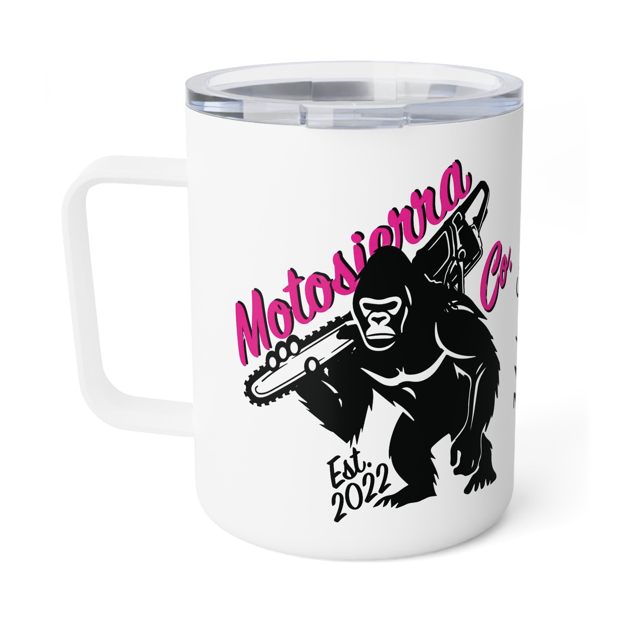 Gorilla Insulated Coffee Mug, Perfect for Outdoor Enthusiasts, Travel Mug, Gift for Him, Camping Coffee Cup, Adventure Drinkware
