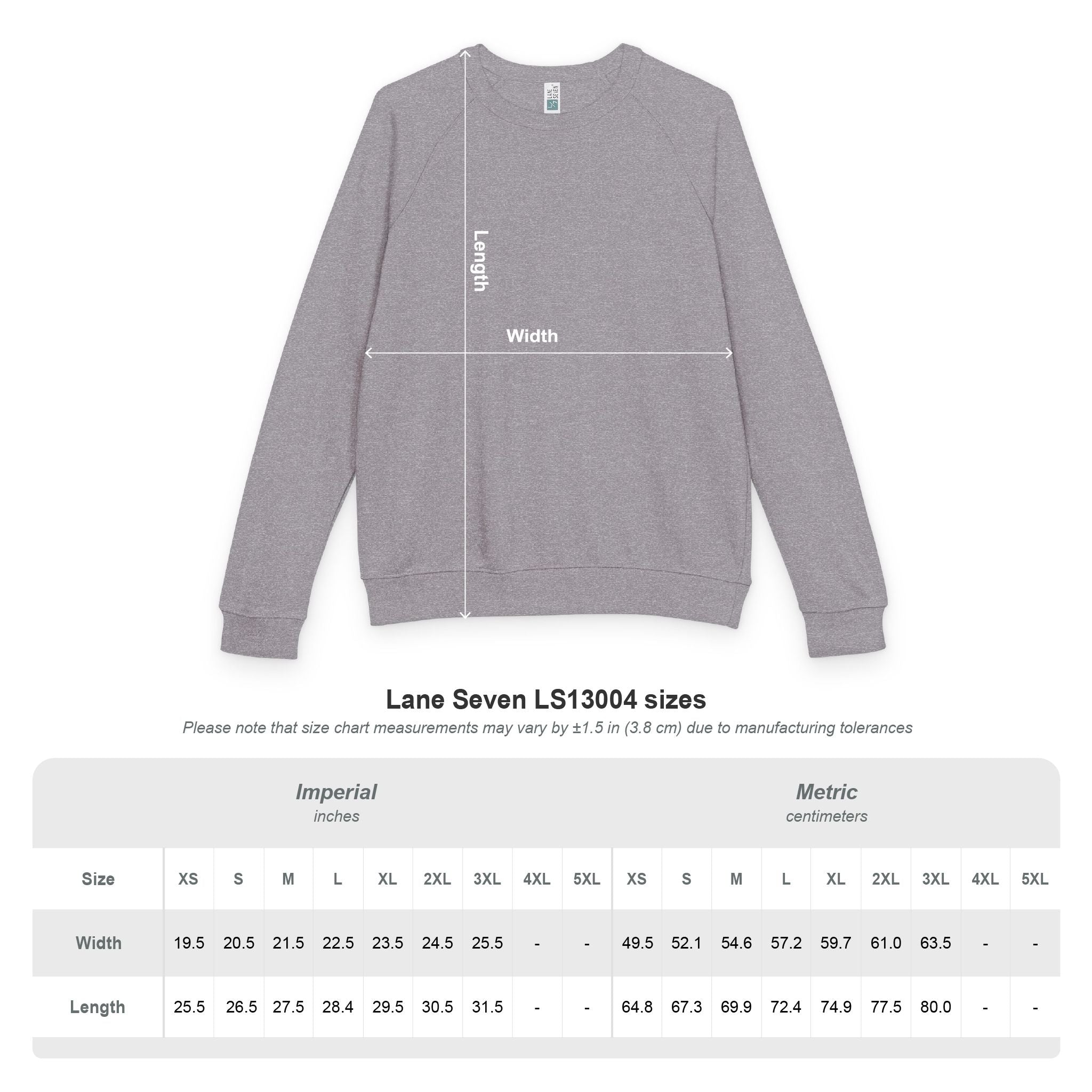 Offset Kestrel Logo Unisex French Terry Raglan Crewneck