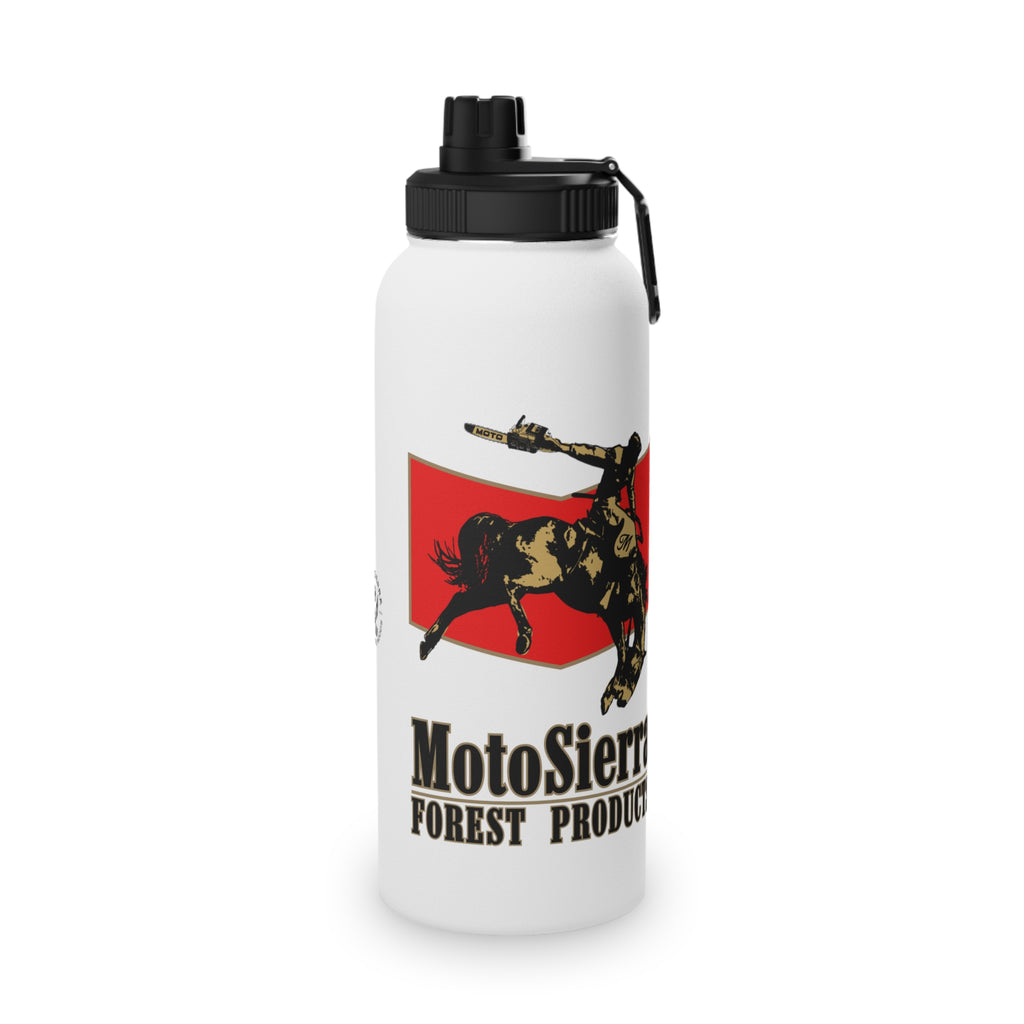 MotoSierra Stainless Steel Water Bottle, Sports Lid, Gym Hydration, Outdoor Adventure, Travel Companion,
