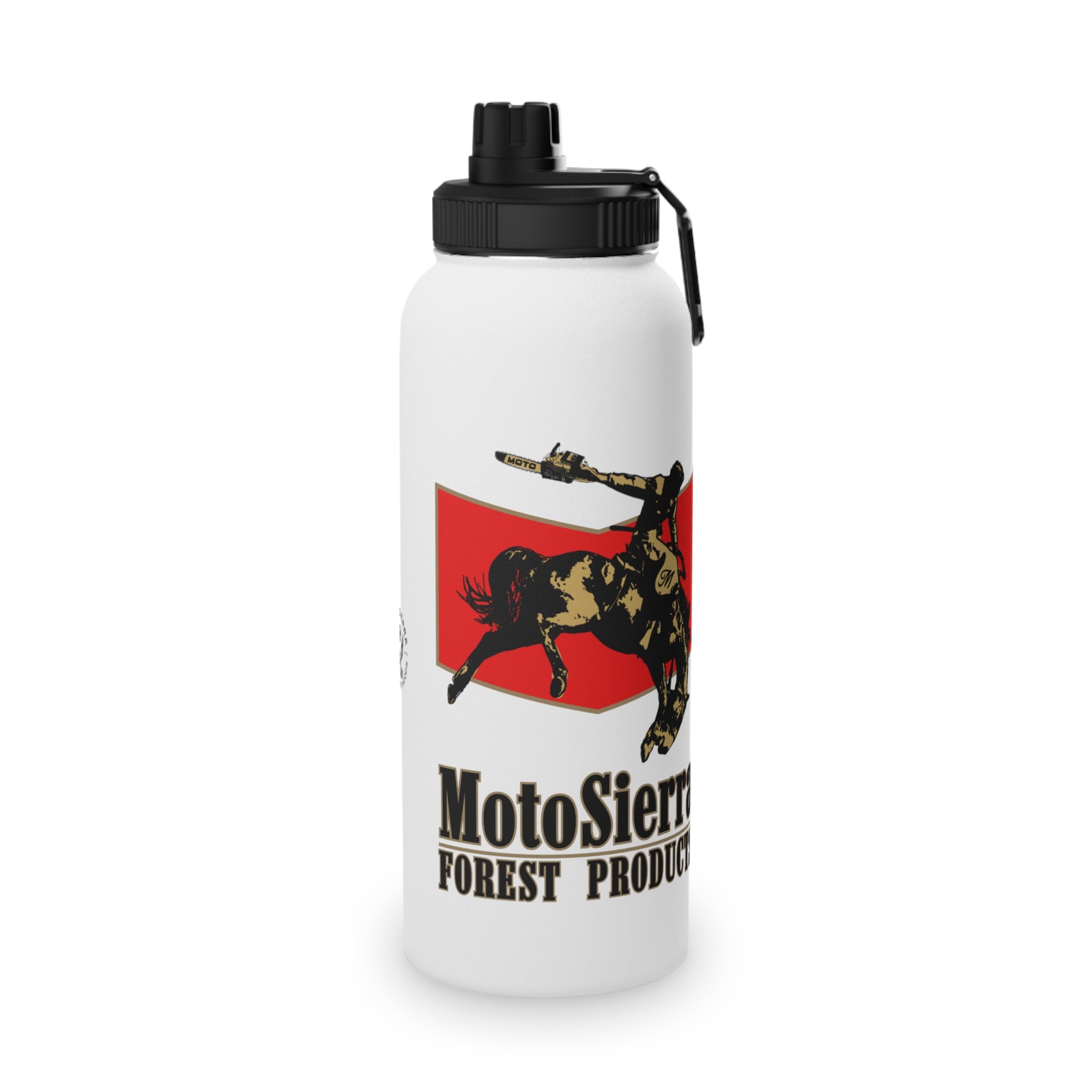 MotoSierra Stainless Steel Water Bottle, Sports Lid, Gym Hydration, Outdoor Adventure, Travel Companion,