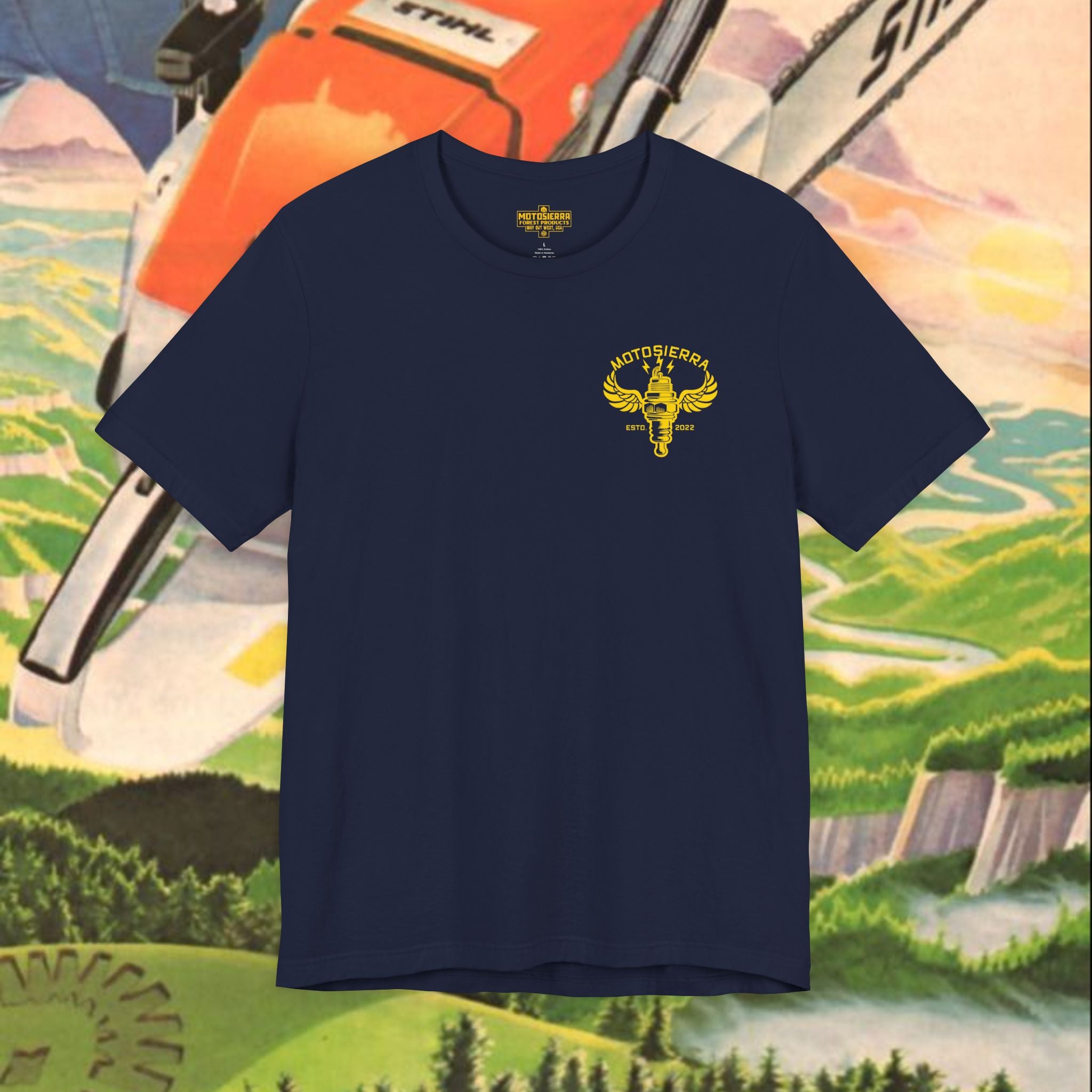 NGK Yellow Unisex Jersey Short Sleeve Tee