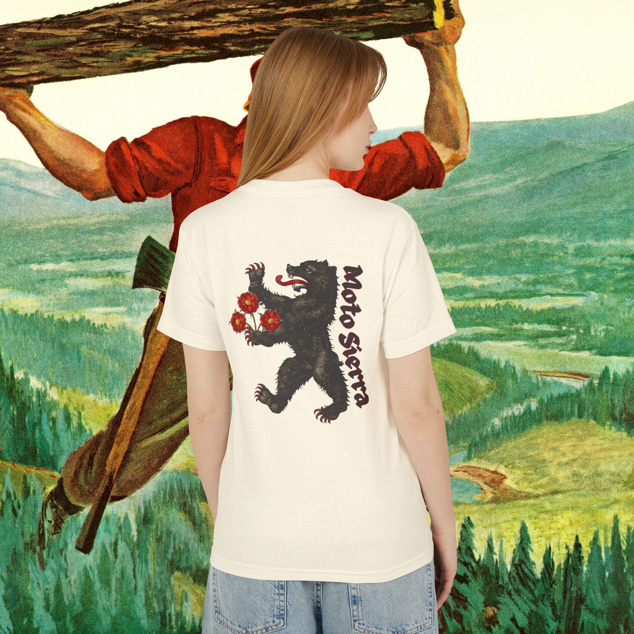 The Bear Unisex Garment-Dyed Heavyweight Cotton Tee