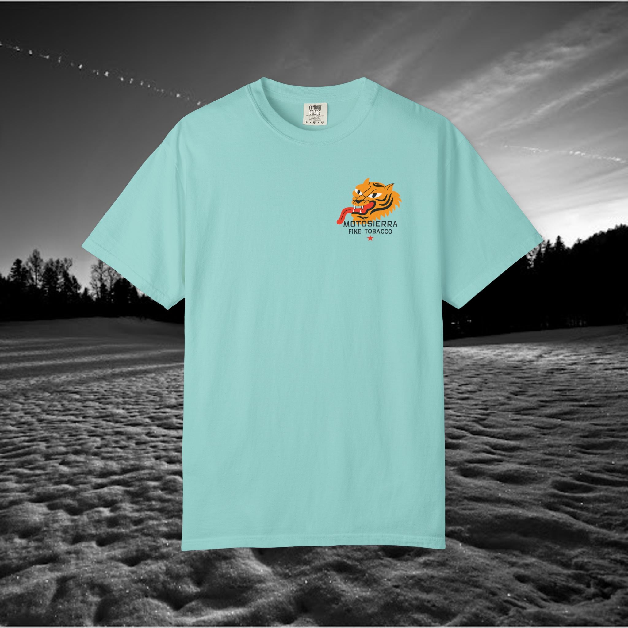 MotoSierra Fine Tobacco Garment-Dyed T-Shirt