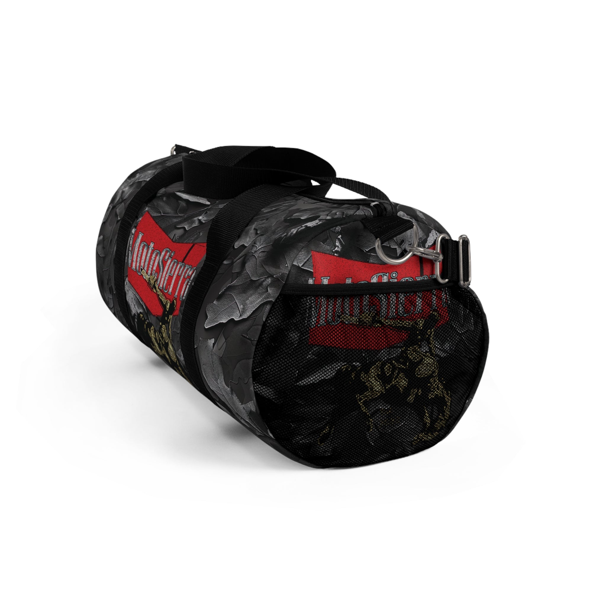 Gray Leaf Camo Duffel Bag