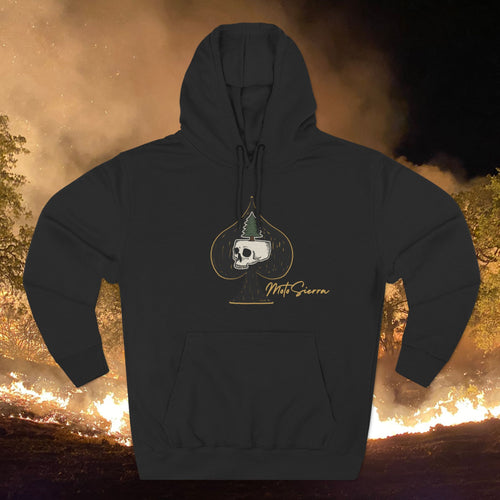 Ace of Spades Three-Panel Fleece Hoodie