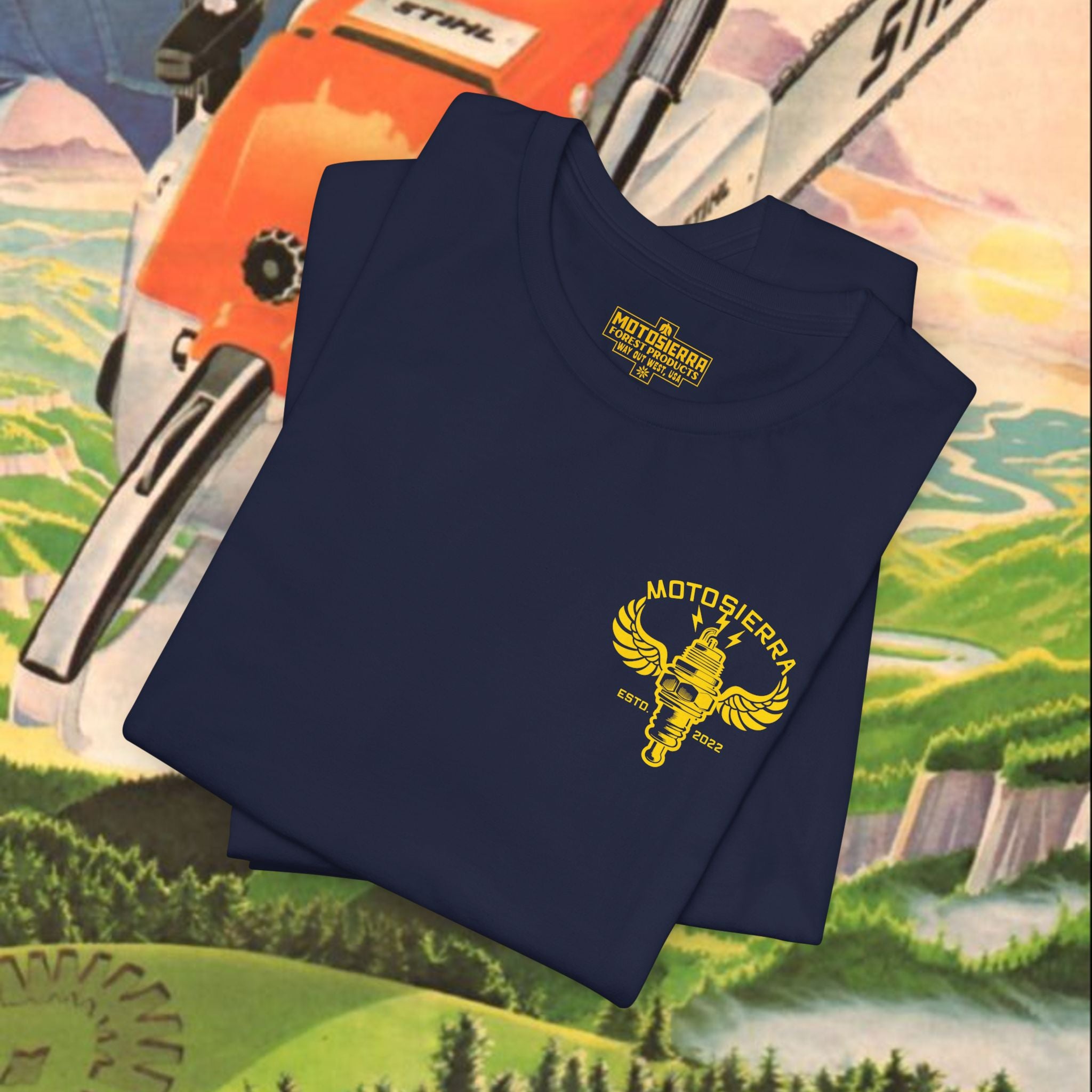 NGK Yellow Unisex Jersey Short Sleeve Tee